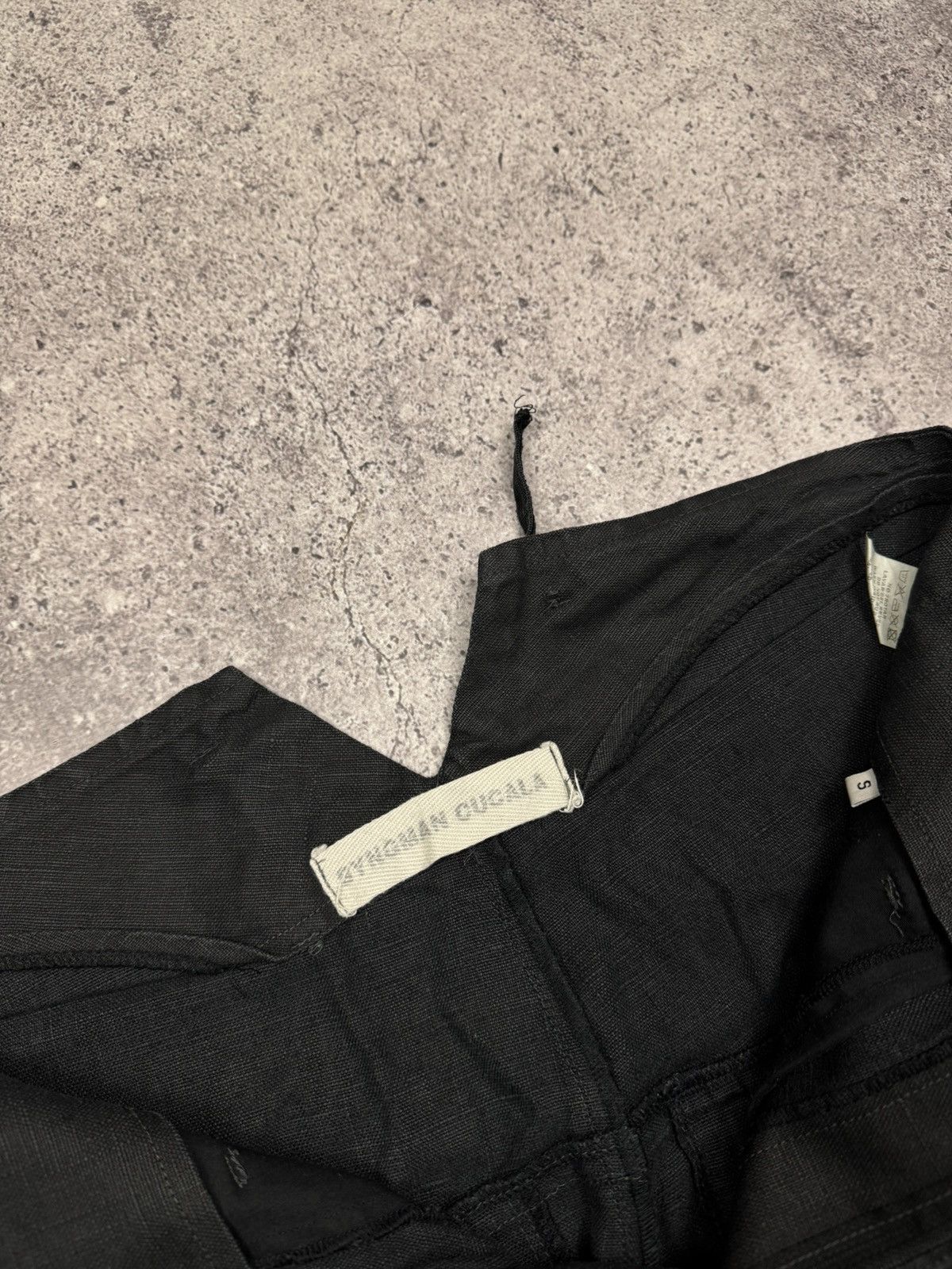 SYNGMAN CUCALA Avant Garde SYNGMAN CUCALA Linen Pants Rick Owens Style Rare Size US 30 / EU 46 - 6 Thumbnail
