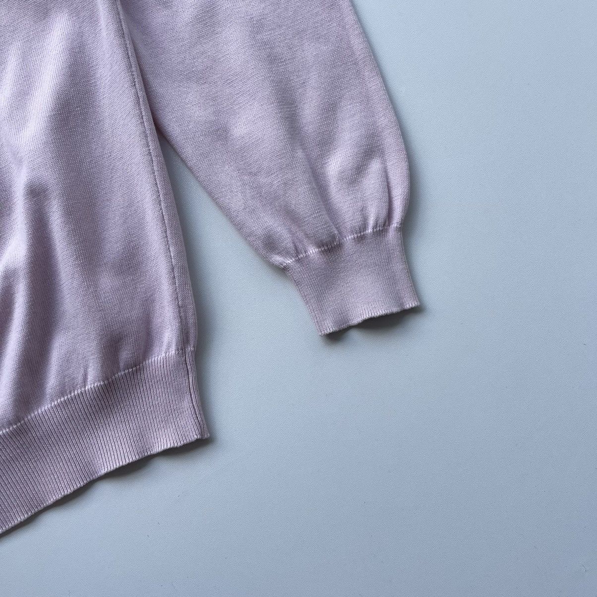 Canali × Designer Canali Cotton Knit Crewneck Pullover Sweater Light Pink Size US L / EU 52-54 / 3 - 4 Thumbnail