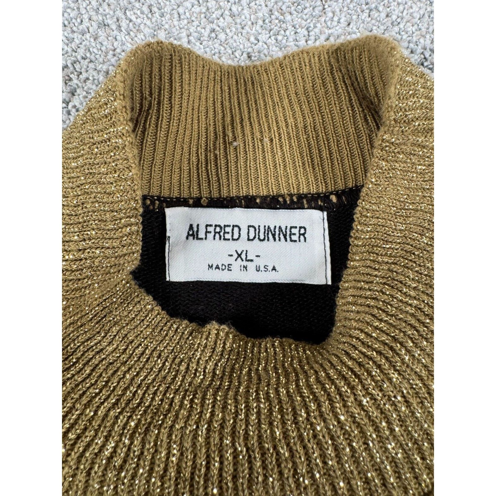 Other Vintage 80s 90s Sweater Women XL Argyle Sparkly Vintage Chic Size XL / US 12-14 / IT 48-50 - 2 Thumbnail