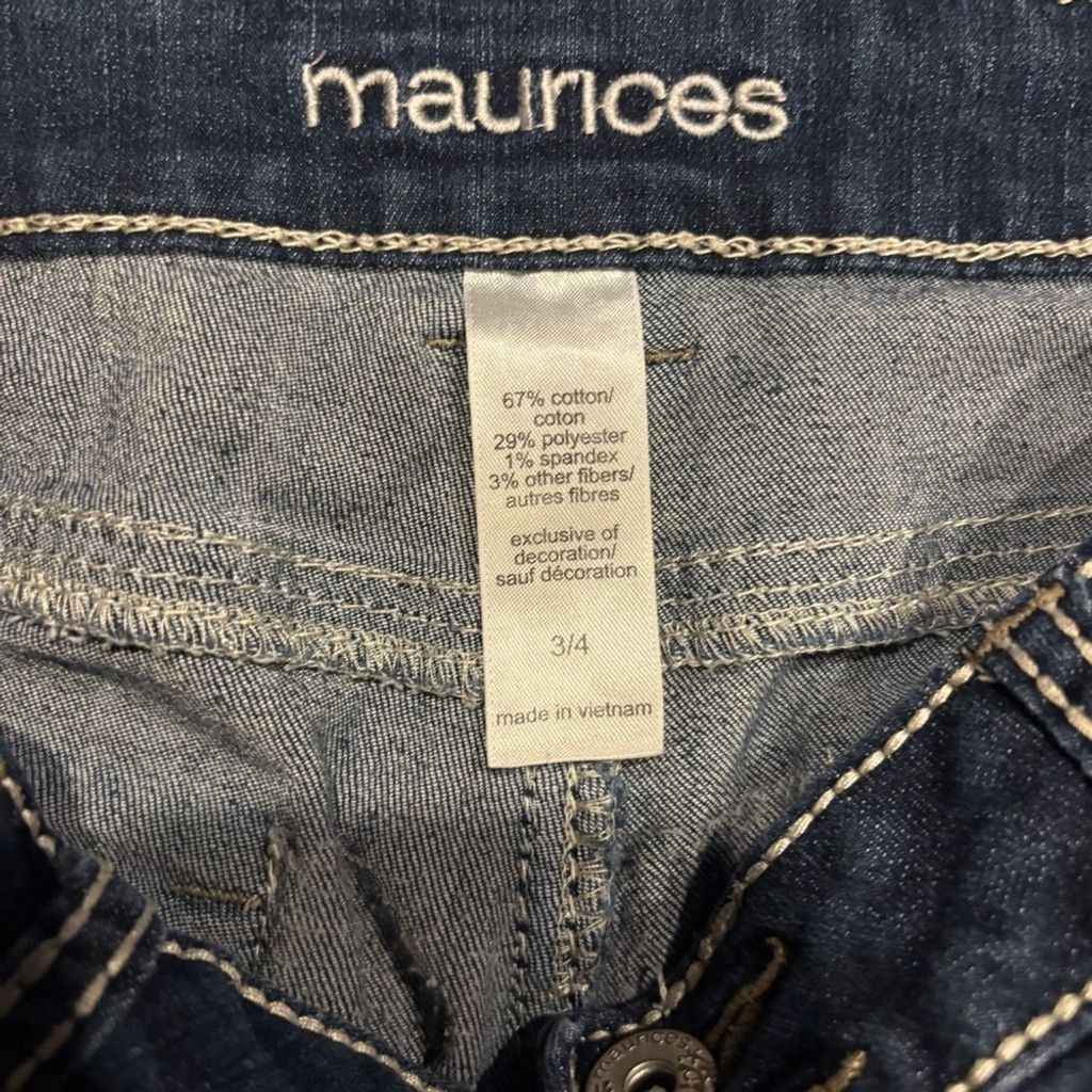 Maurice Lacroix Women’s Maurices Cropped Jeans Size 27" / US 4 / IT 40 - 4 Thumbnail