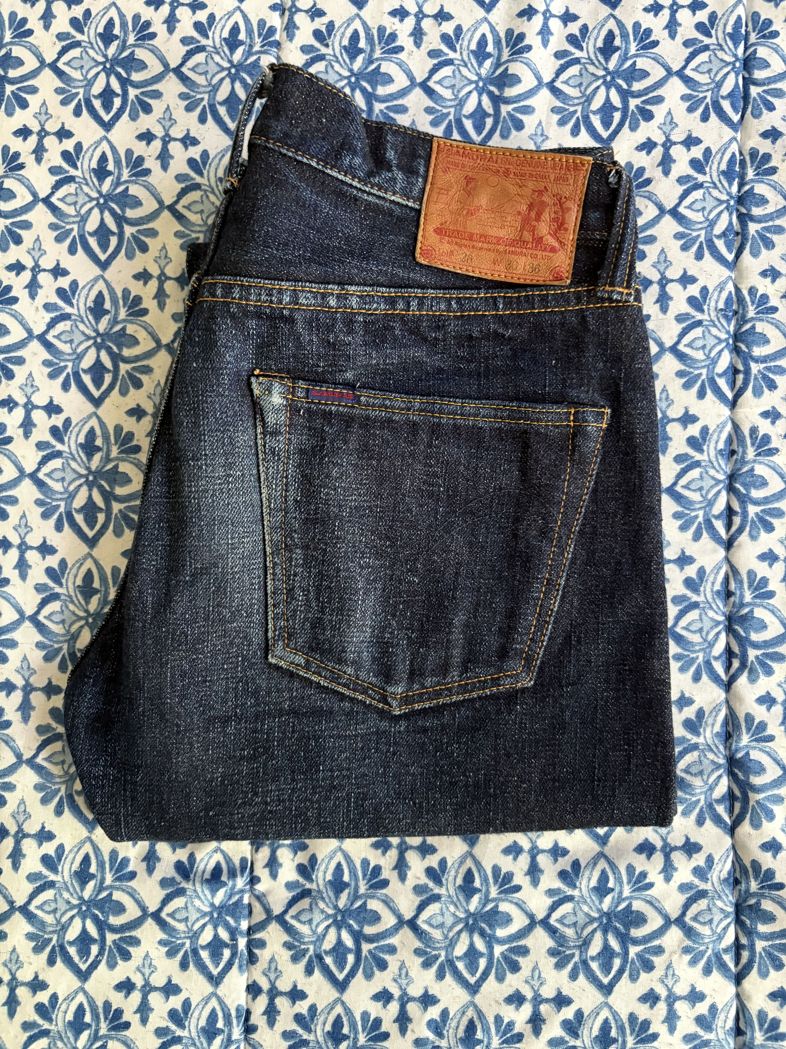 Samurai Jeans Samurai S5000VXII 17oz "Zero Bushido" Straight Jeans Size 28 Size US 28 / EU 44 - 10 Thumbnail