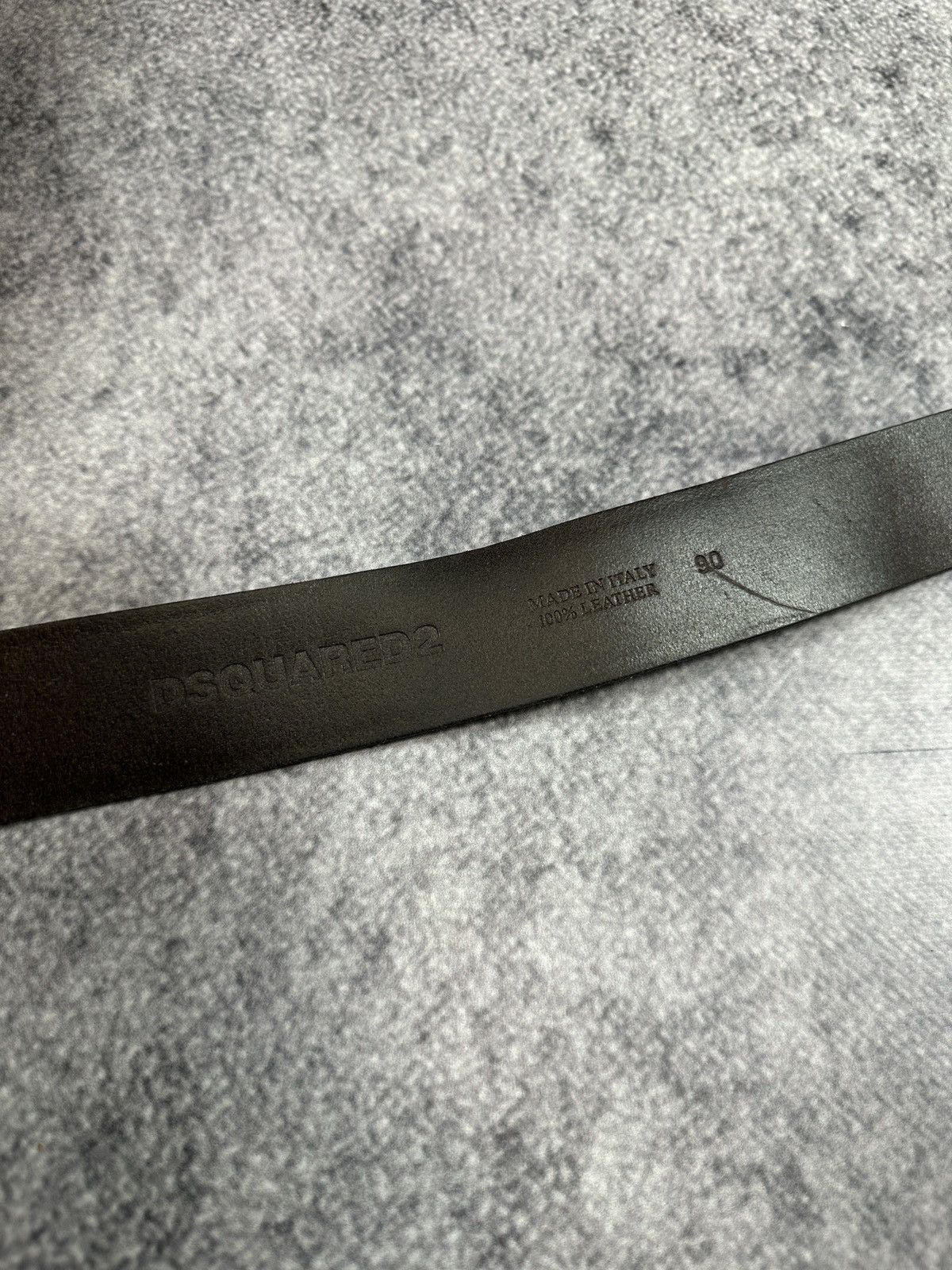 Dsquared2 Y2K Dsquared2 Logo Belts Leather Streetwear Style USA Rare Size ONE SIZE - 3 Thumbnail