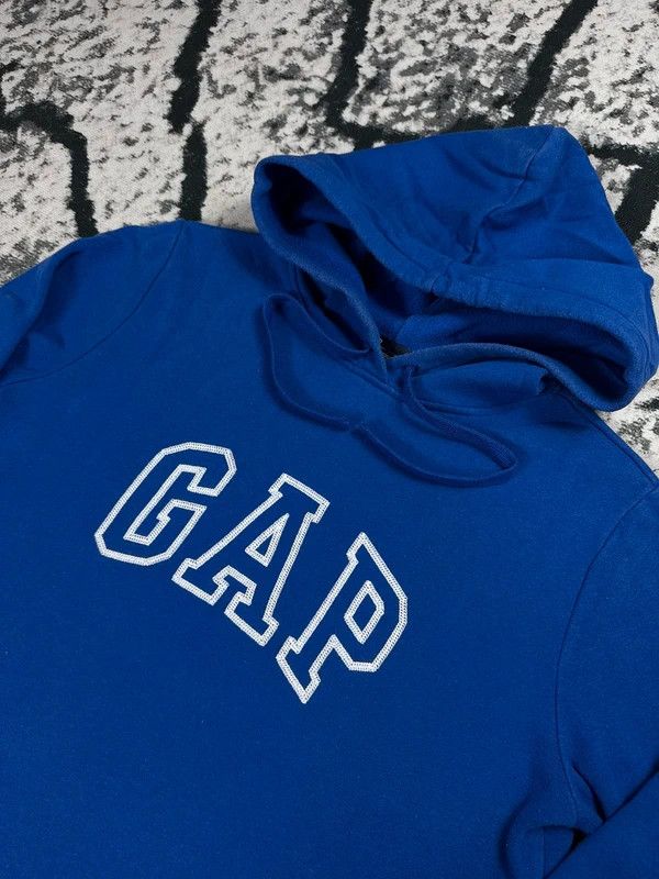 Gap Gap blue hoodie L logo Size US L / EU 52-54 / 3 - 3 Thumbnail