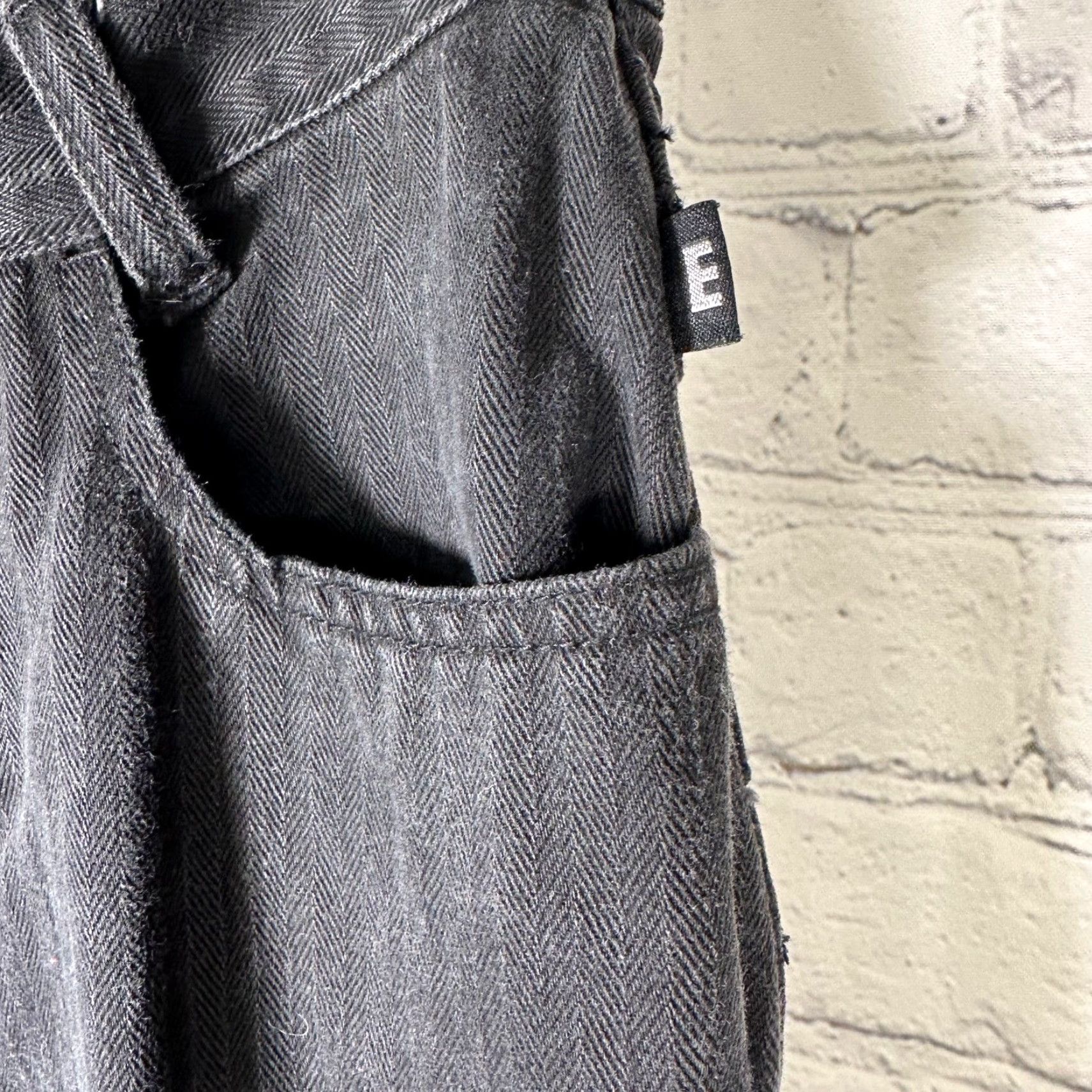 Vintage VINTAGE Western Ethics Black Herringbone Heart Button High Waist Jeans Womens 9 Size 30" / US 8 / IT 44 - 4 Thumbnail