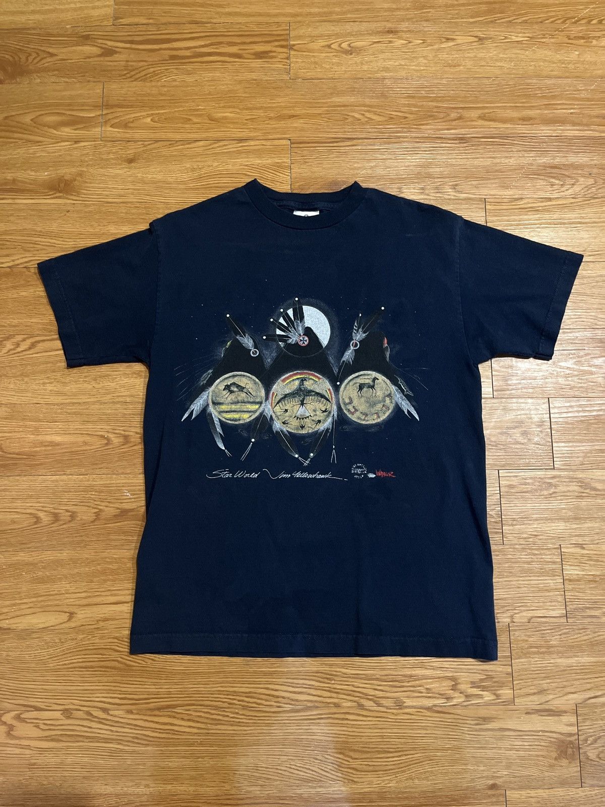 Vintage vintage 90s native american tee Size US M / EU 48-50 / 2 - 1 Thumbnail