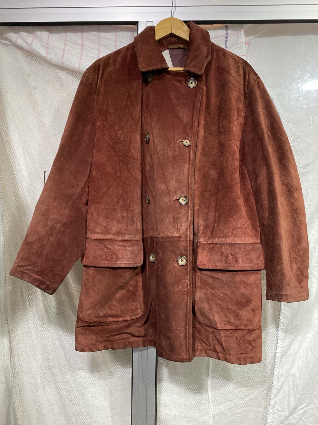 Japanese Brand Vintage 80s Lamatta Suede Jacket Size US L / EU 52-54 / 3 - 1 Thumbnail