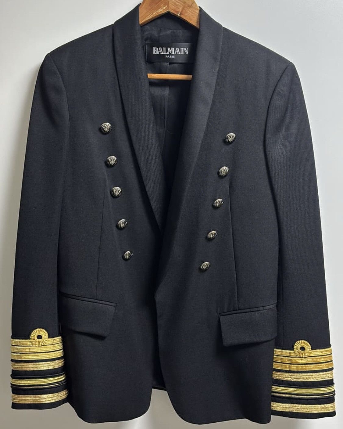 Balmain Balmain Napoleon Steel Button Jacket Size US S / EU 44-46 / 1 - 1 Thumbnail