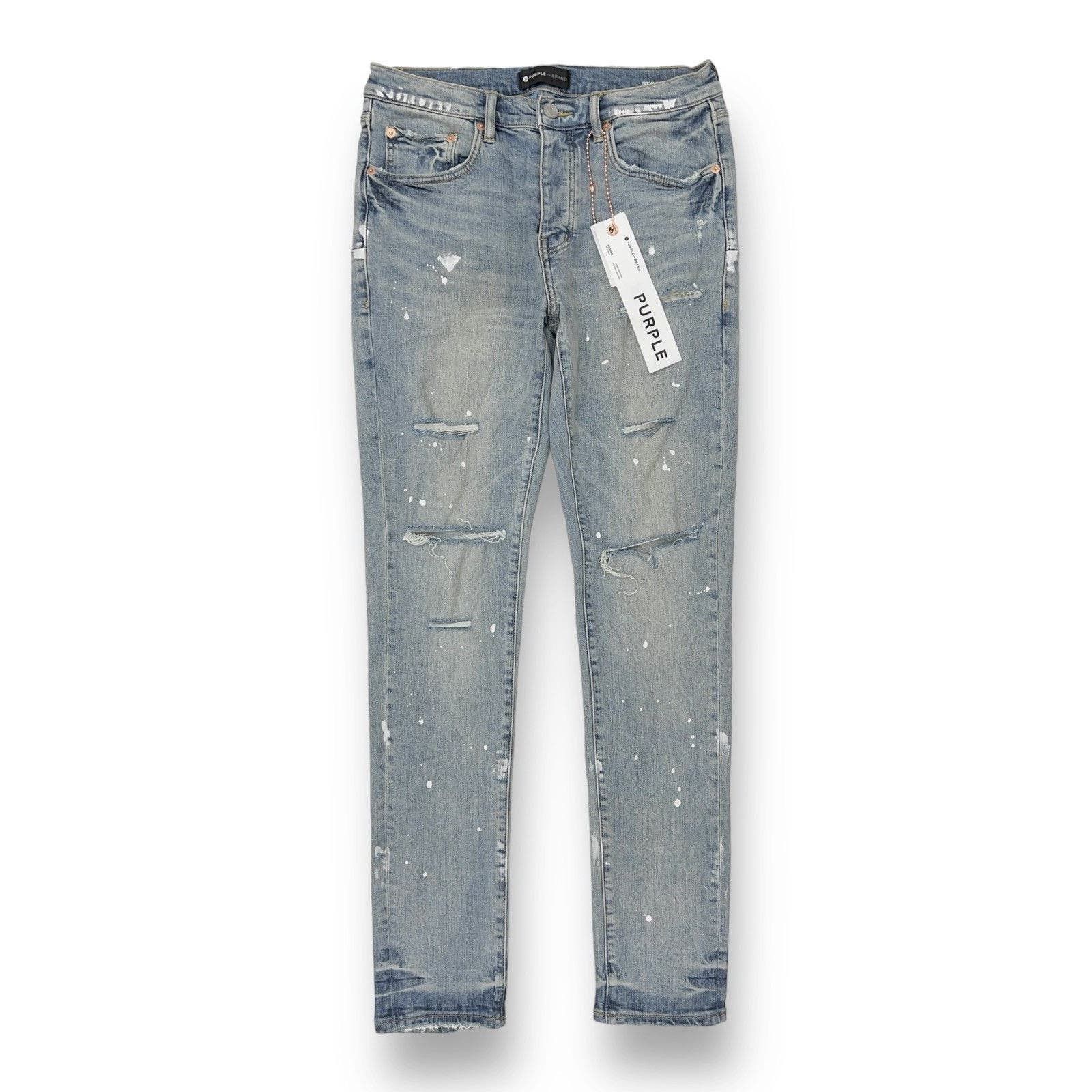image of Purple P001- Light Indigo Paint in Blue, Men's (Size 33)
