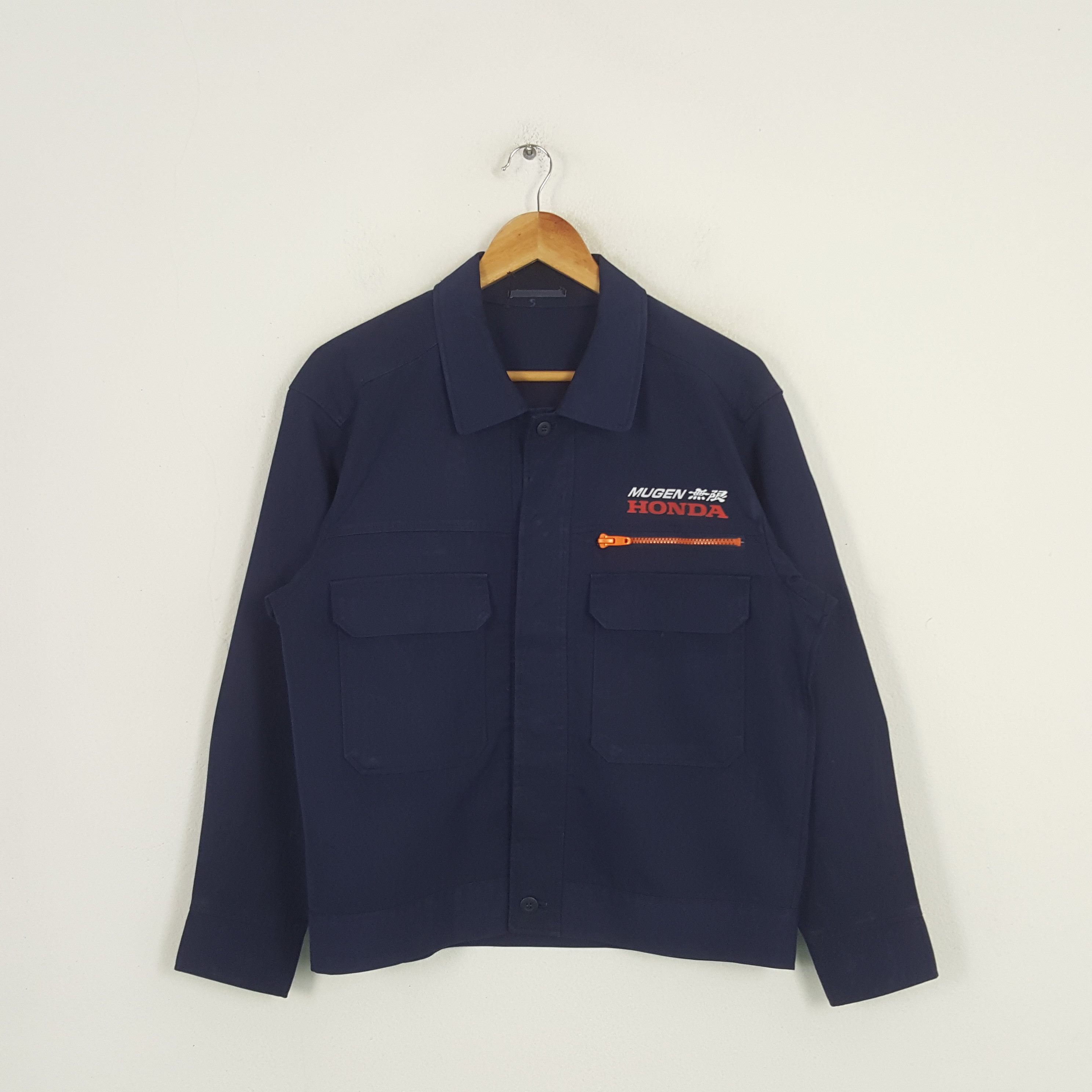 Honda × Japanese Brand × Vintage Vintage Mugen Honda Japanese Racing Team Custom Art Jacket Size US M / EU 48-50 / 2 - 3 Thumbnail
