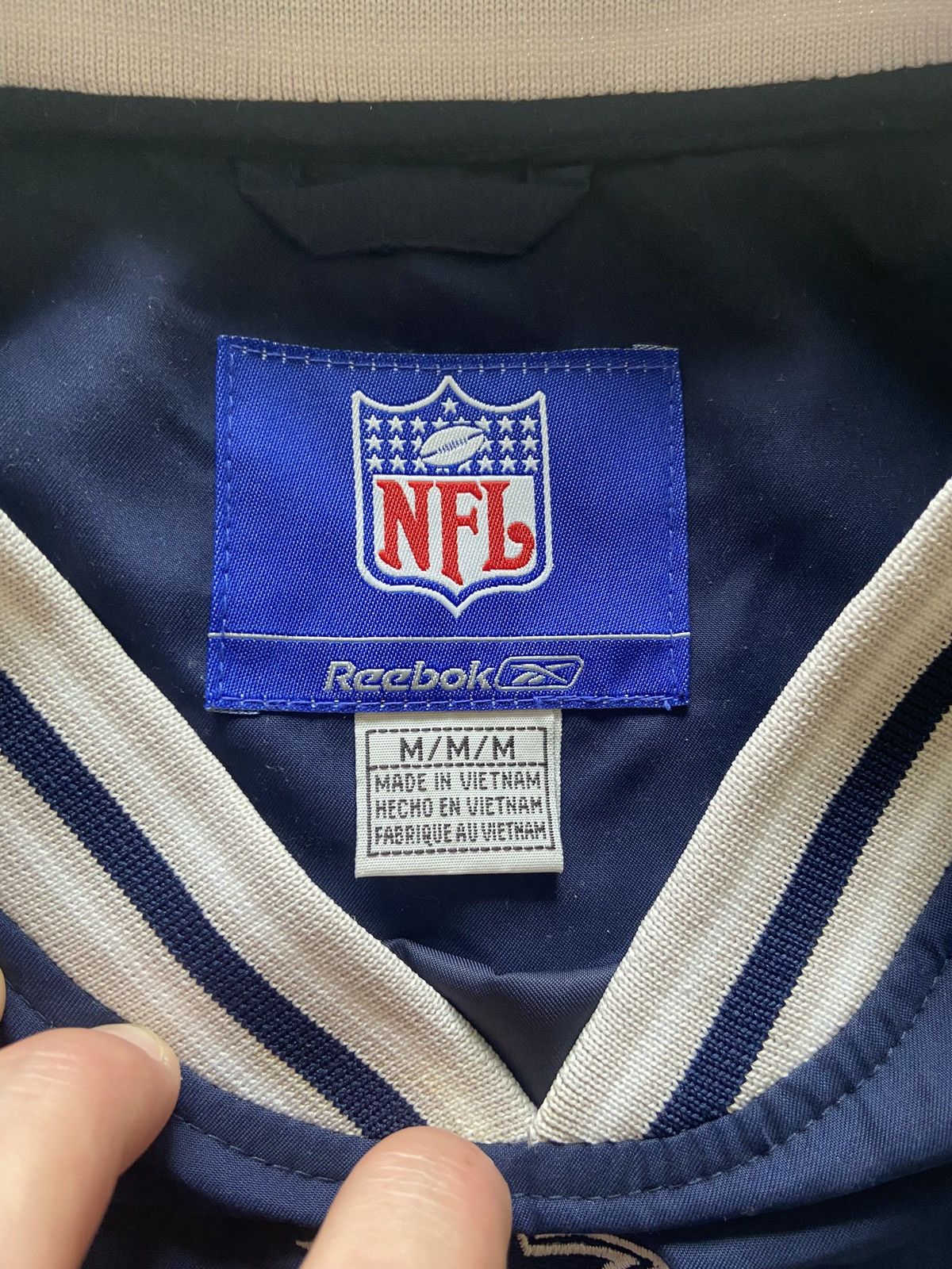 NFL 00s/90s Dallas Cowboys Navy Blue Pull Over Size US M / EU 48-50 / 2 - 7 Thumbnail