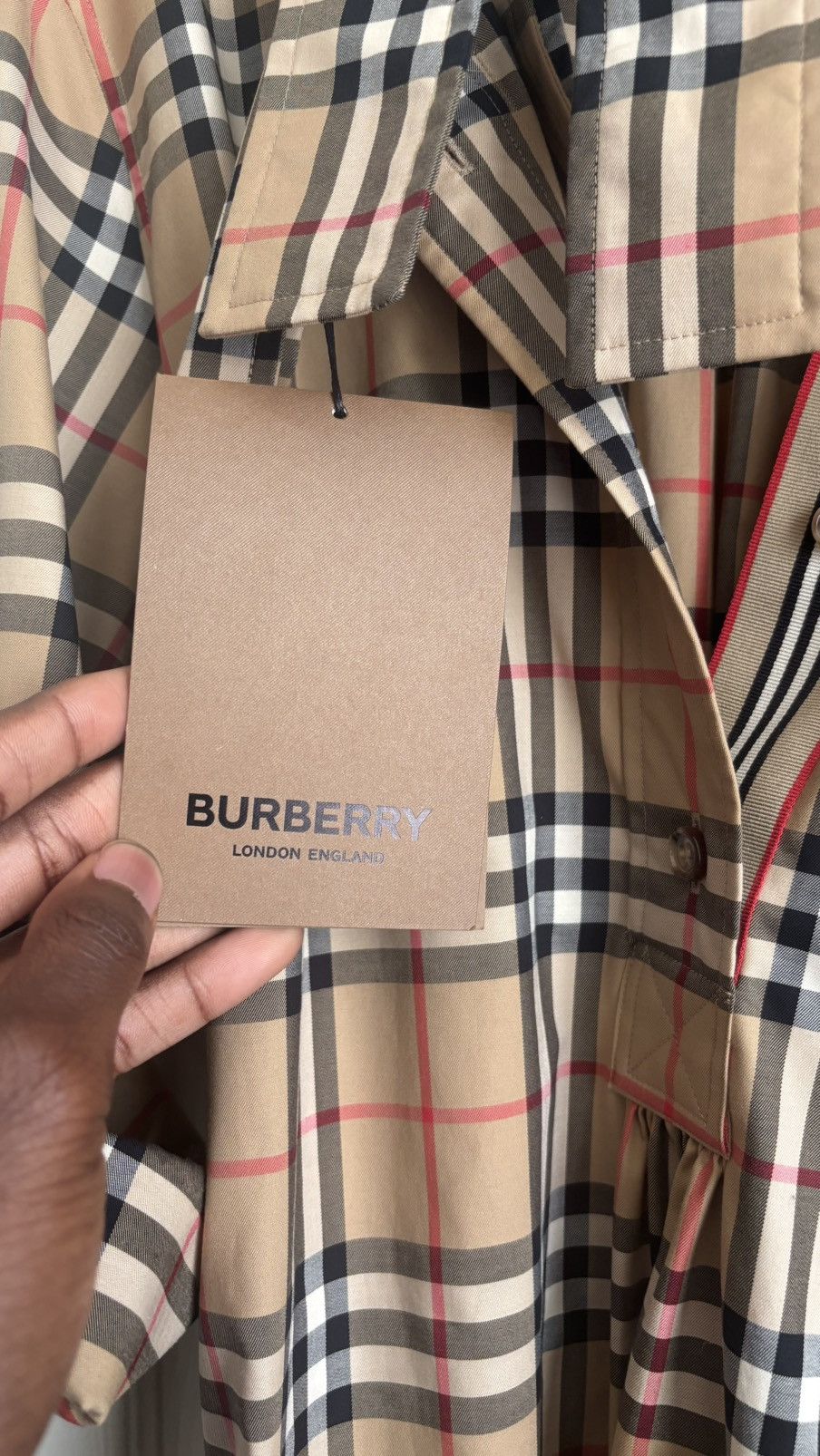 Burberry Burberry Dress Size L / US 10 / IT 46 - 4 Thumbnail