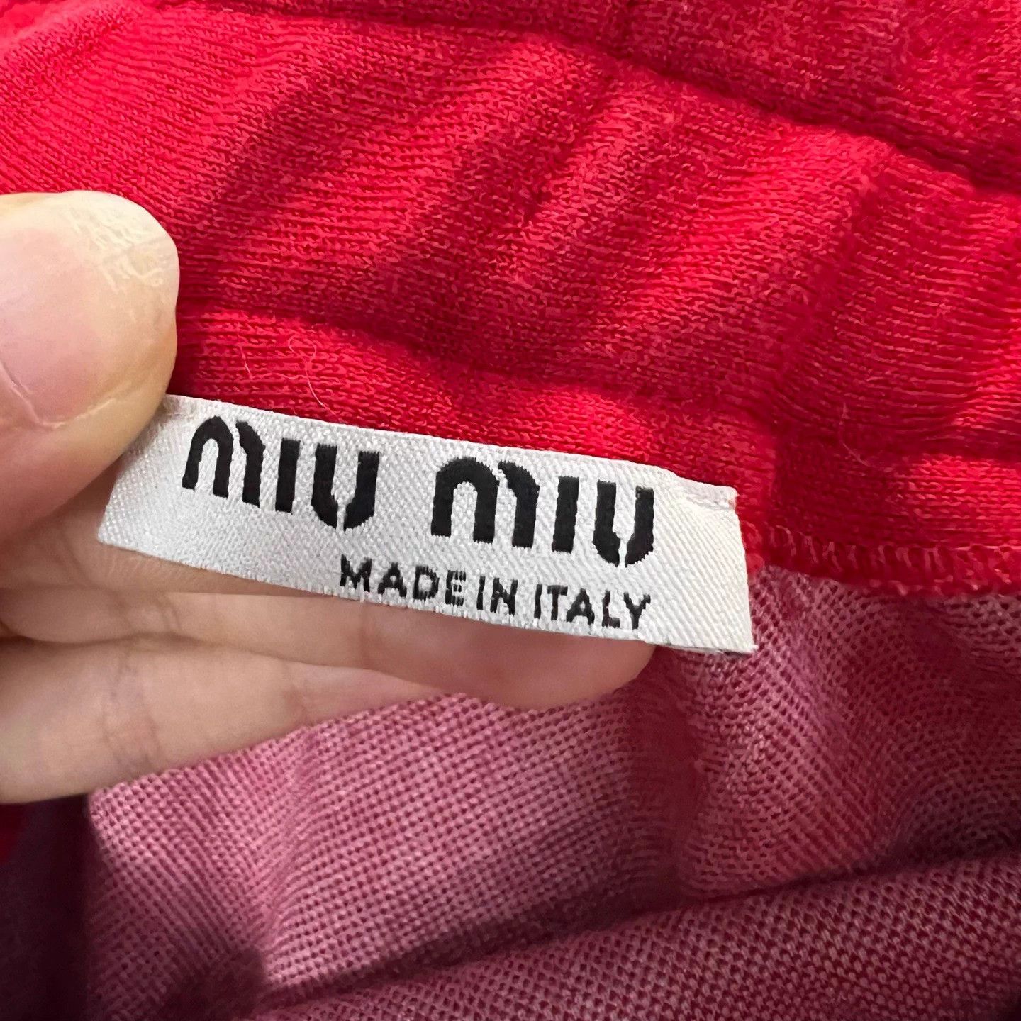 Miu Miu MIU MIU pink all over letter short skirt L Size 28" / US 6 / IT 42 - 3 Thumbnail