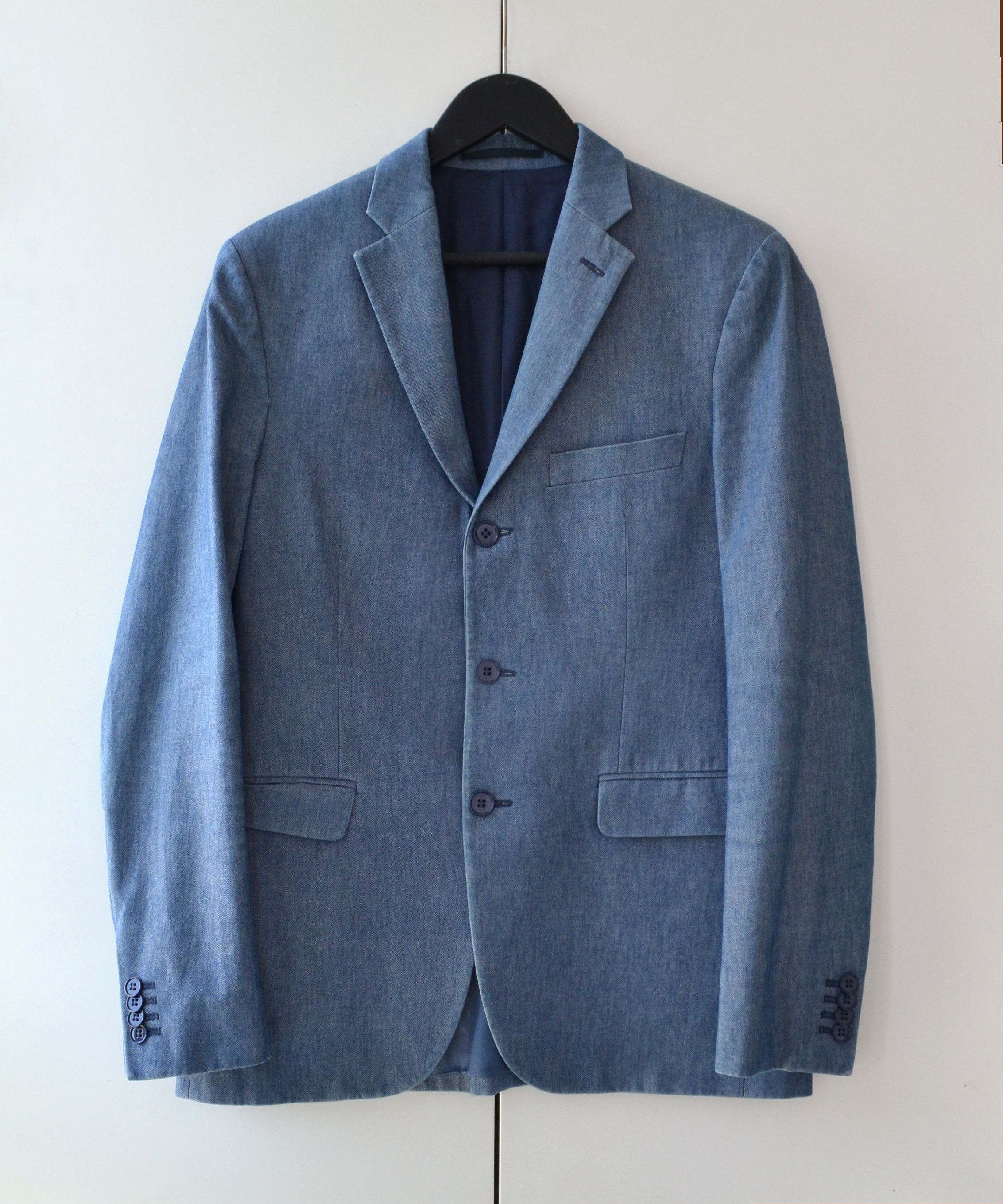 Acne Studios ACNE STUDIOS Suit Blazer Pants Blue Drifter Denim Size 48R - 3 Thumbnail