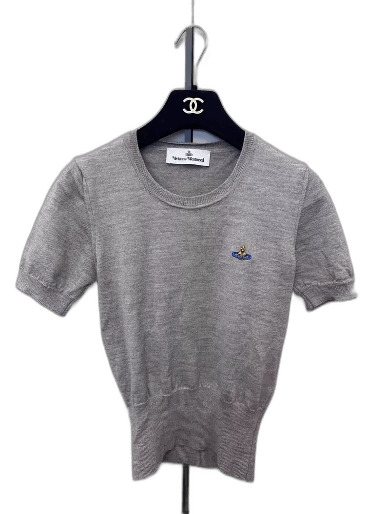 Vivienne Westwood Vivienne Westwood Saturn Embroidered Knit Top Size M / US 6-8 / IT 42-44 - 1 Thumbnail