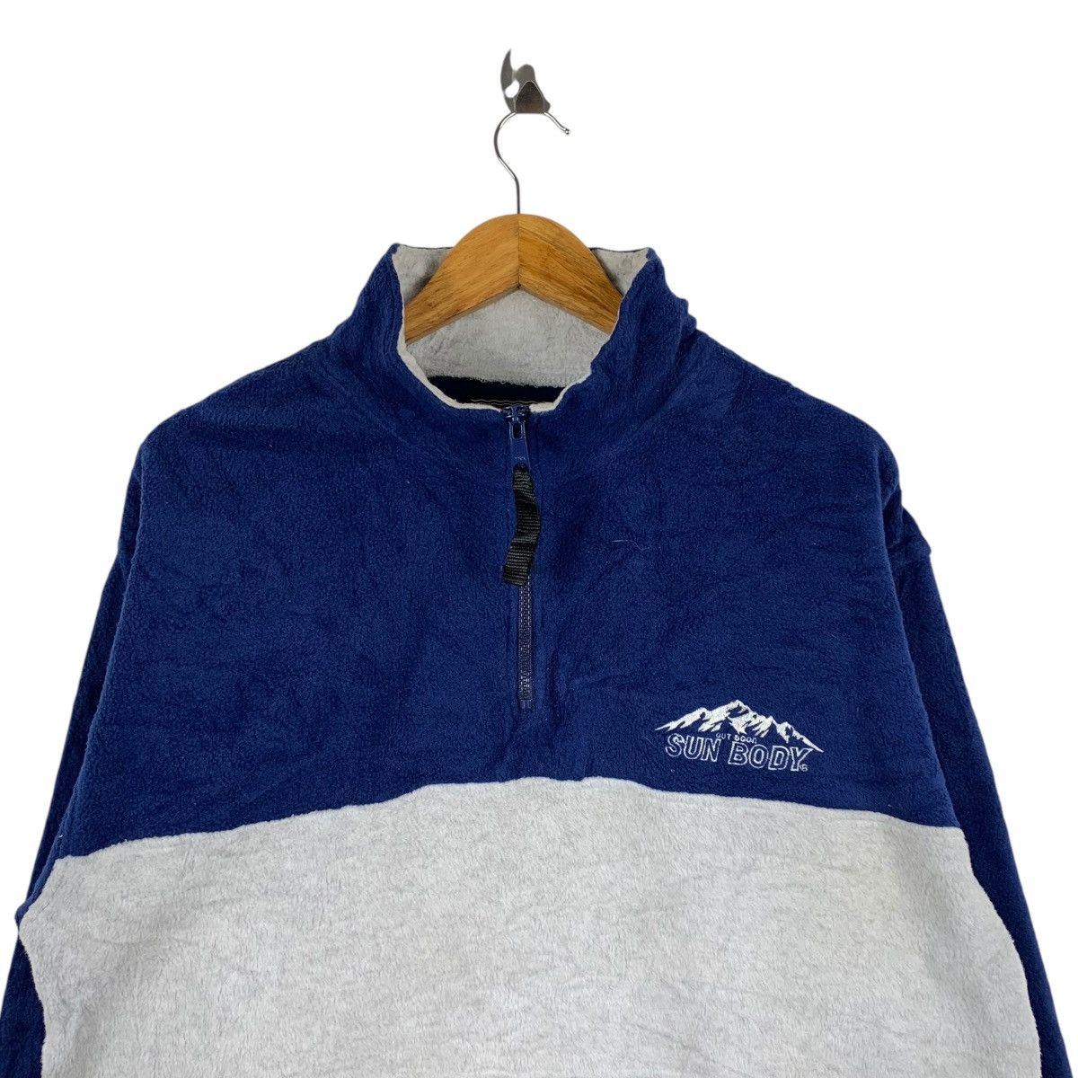Vintage Vintage SUN BODY Sportswear Half Zipper Pullover Jumper Size US M / EU 48-50 / 2 - 3 Thumbnail