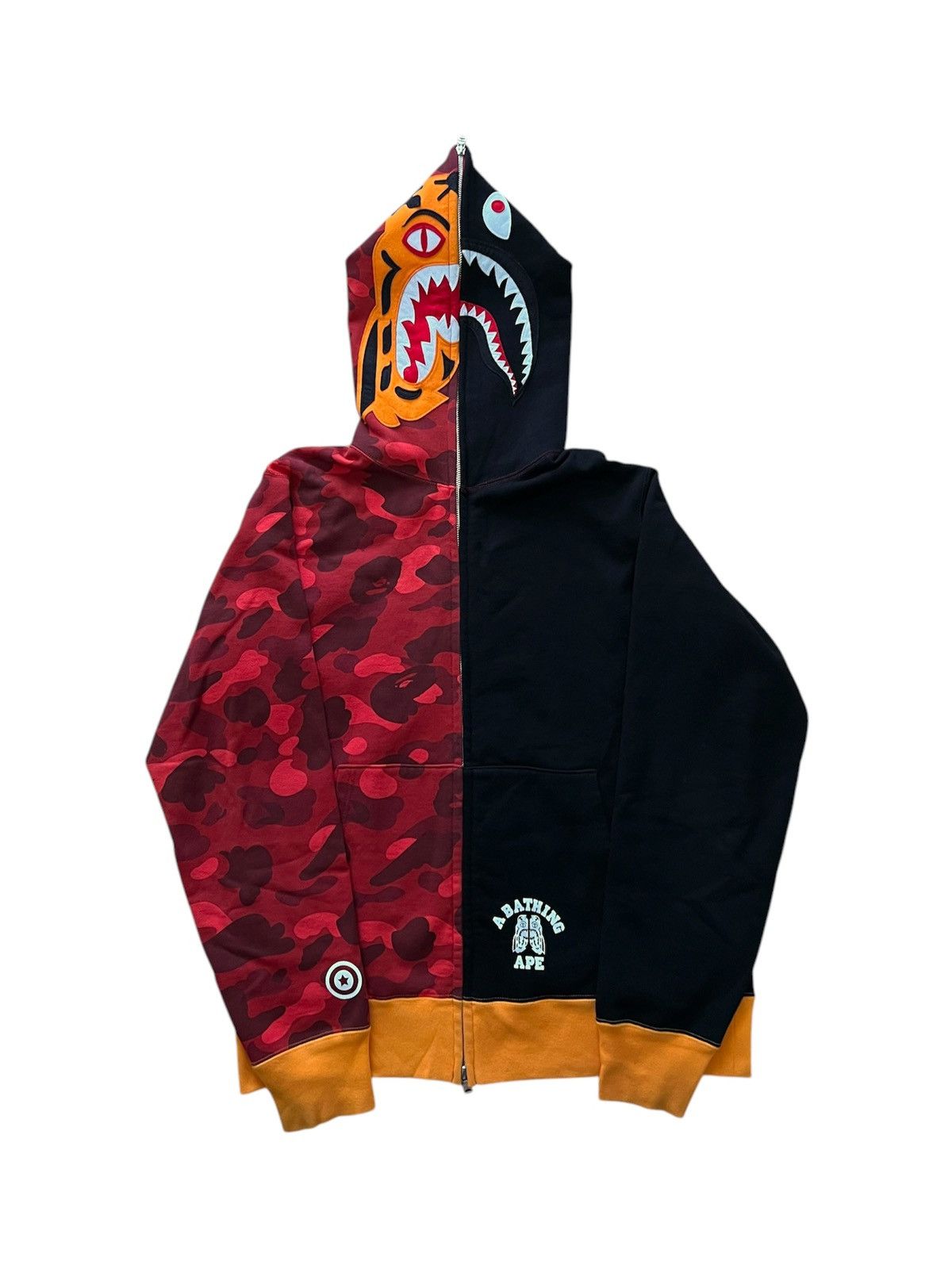 Bape Tiger Shark Full Zip Hoodie