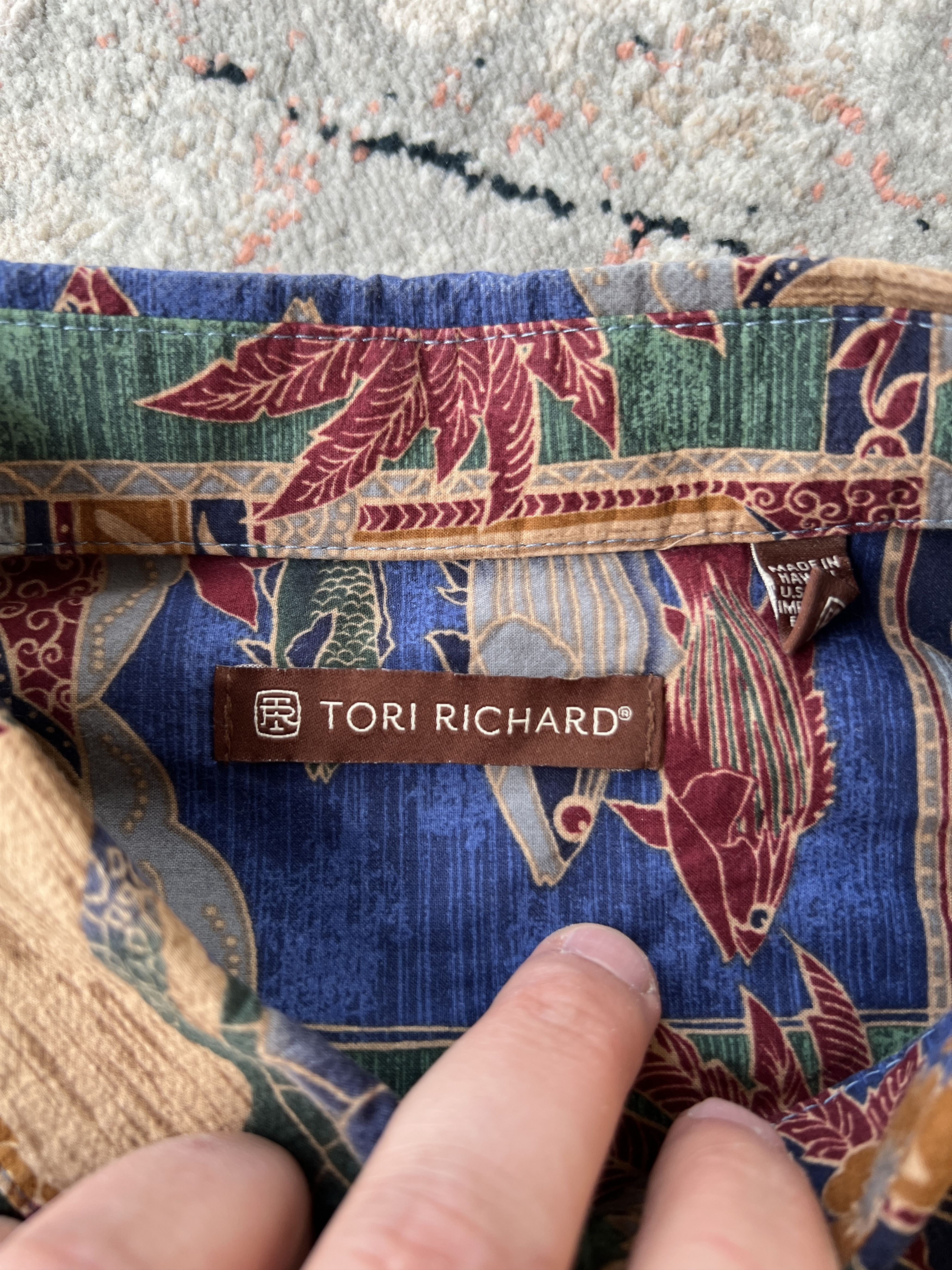Tori Richard Tori Richard Vintage Shirt Size US XL / EU 56 / 4 - 2 Thumbnail