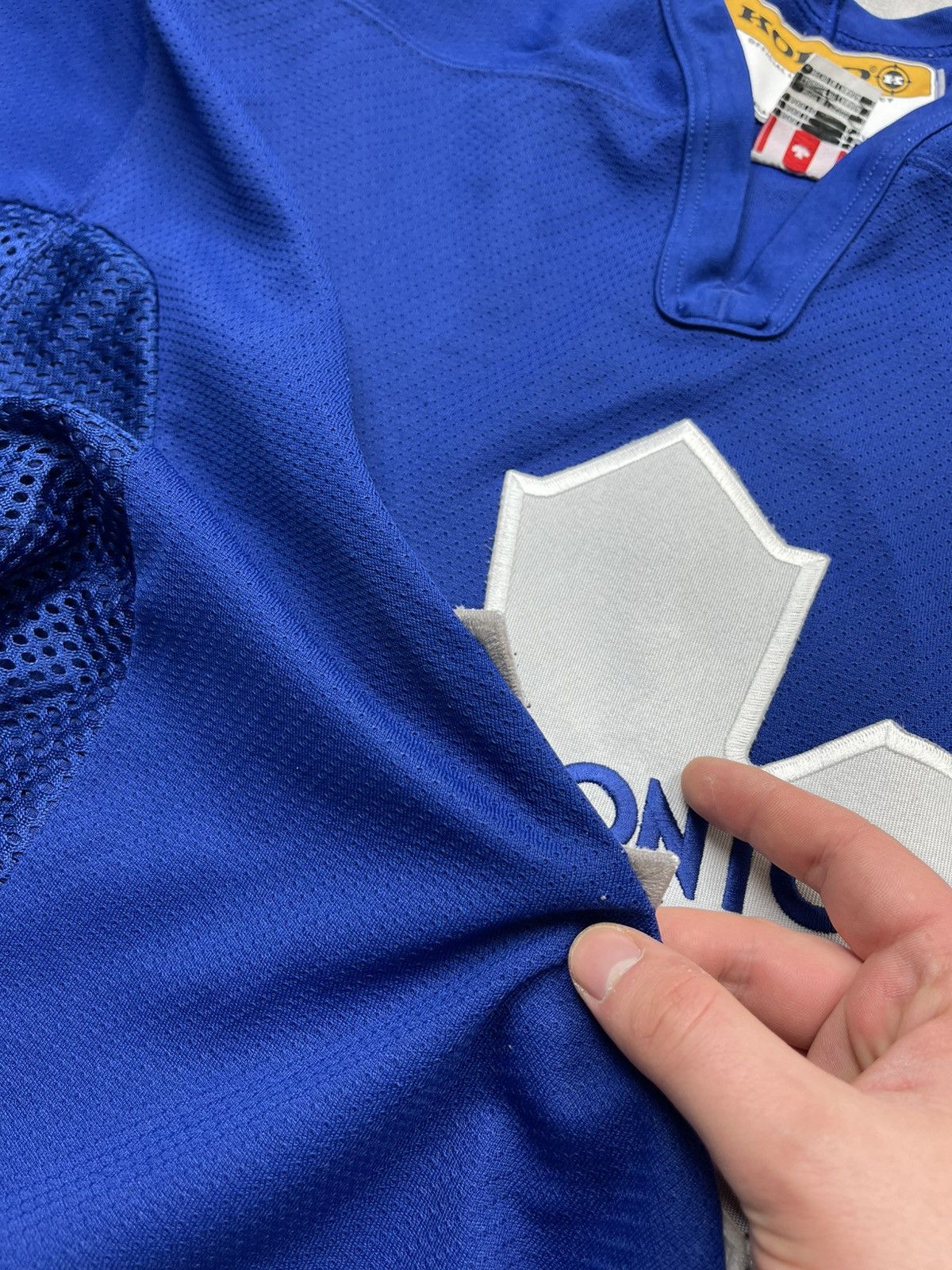 NHL Vintage 90s Koho Toronto Maple Leafs NHL Blanked Jersey Size US L / EU 52-54 / 3 - 10 Thumbnail