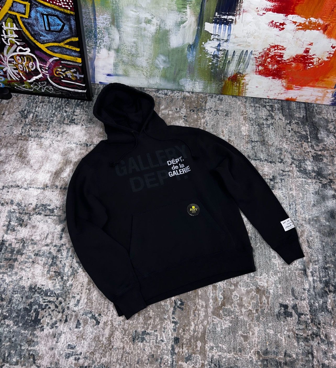 Gallery Dept. Gallery dept logo hoodie Size US S / EU 44-46 / 1 - 1 Thumbnail