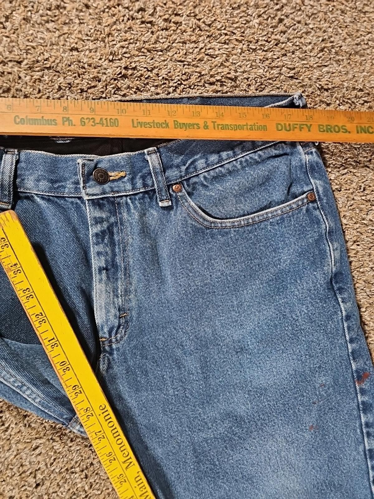 Lee Lee Regular Fit Straight Jeans Size 38x29 Medium Wash Blue Size US 38 / EU 54 - 4 Thumbnail