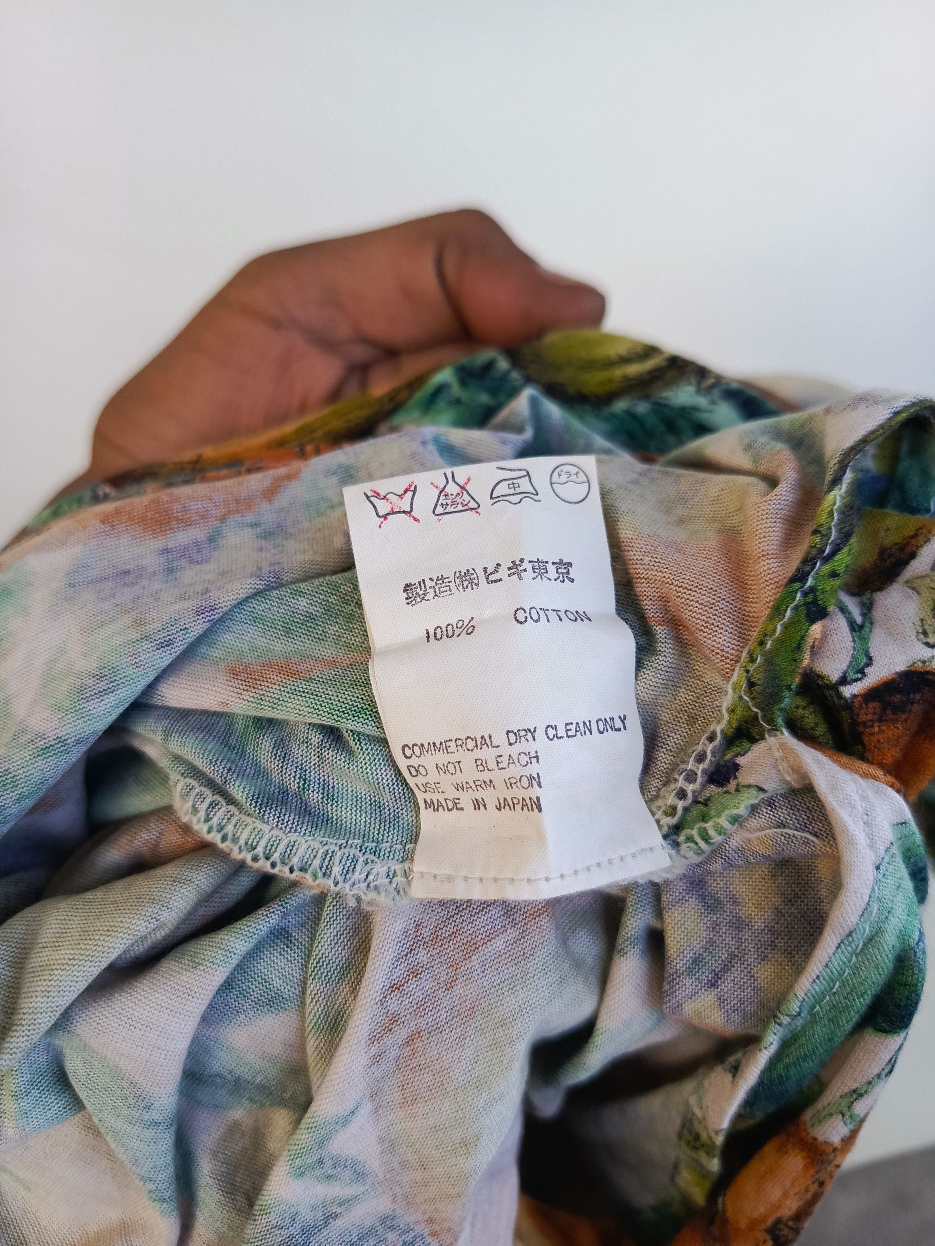 Japanese Brand Moga Vintage Fruit Pattern Asymmetrical Blouse Size M / US 6-8 / IT 42-44 - 7 Thumbnail