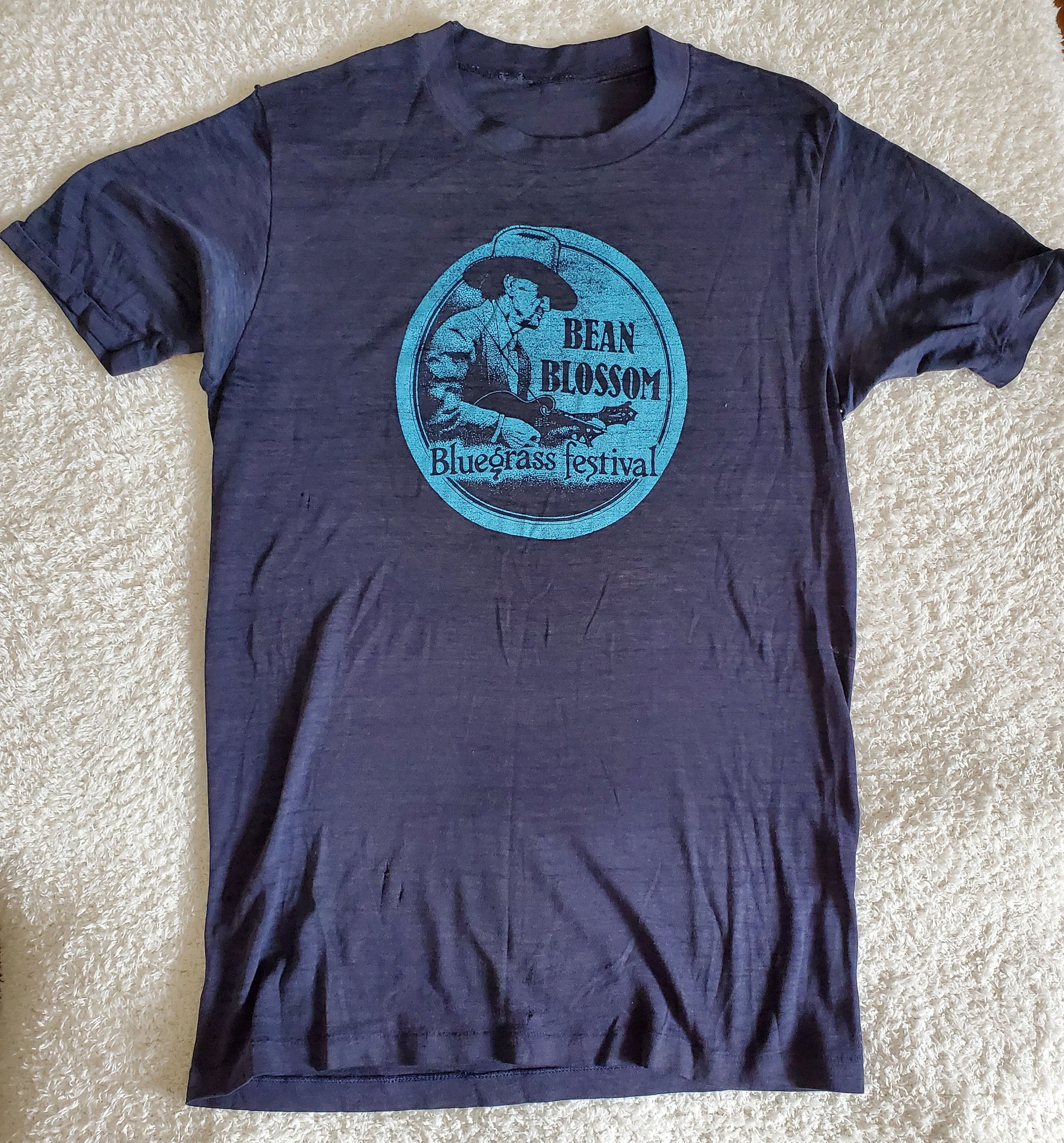 Band Tees × Vintage Original Bean Blossom Bluegrass Festival Bill Monroe 70s Size US M / EU 48-50 / 2 - 1 Thumbnail