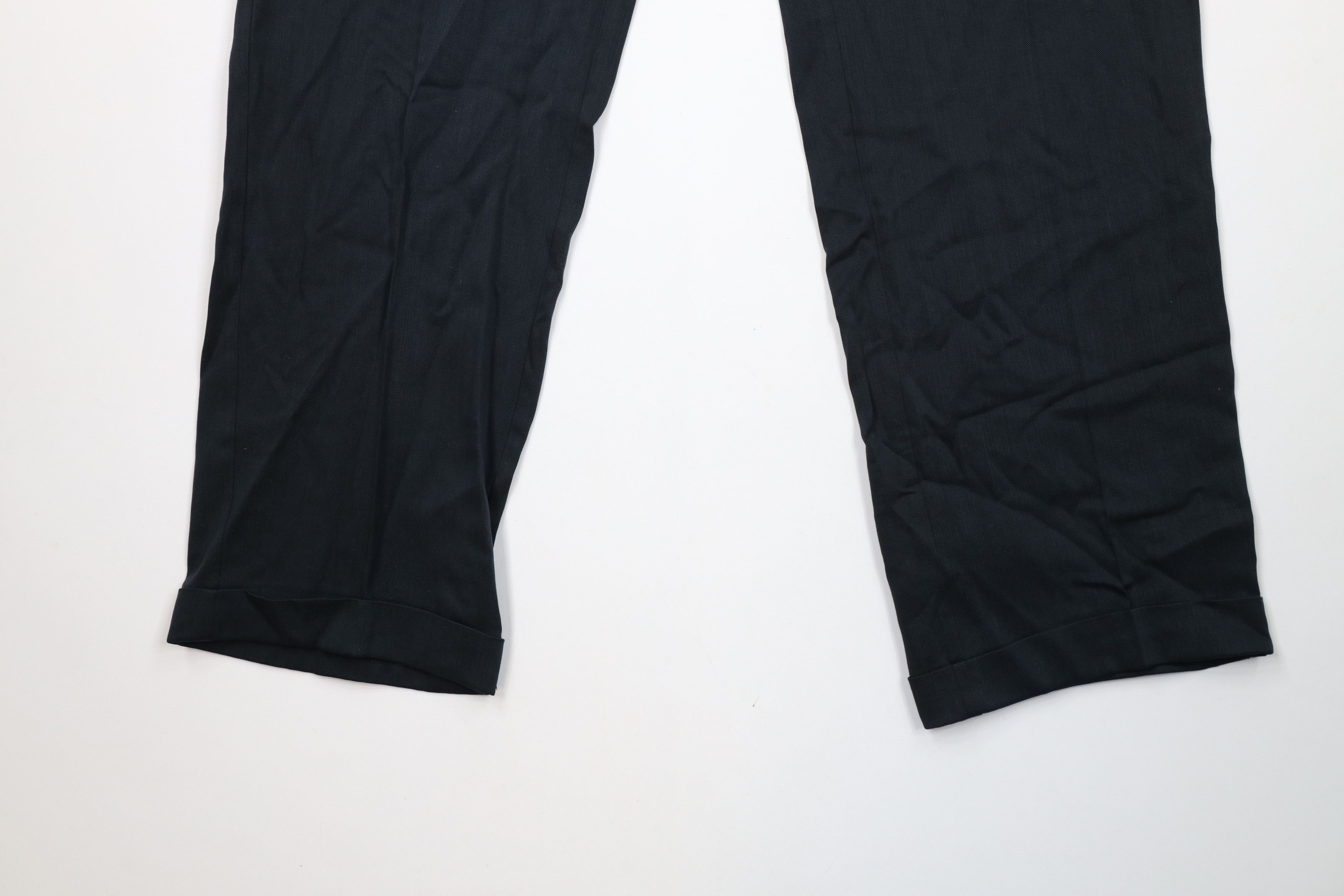Tommy Bahama × Vintage Vintage Tommy Bahama Wool Blend Wide Leg Chino Pants Black Size US 38 / EU 54 - 4 Thumbnail