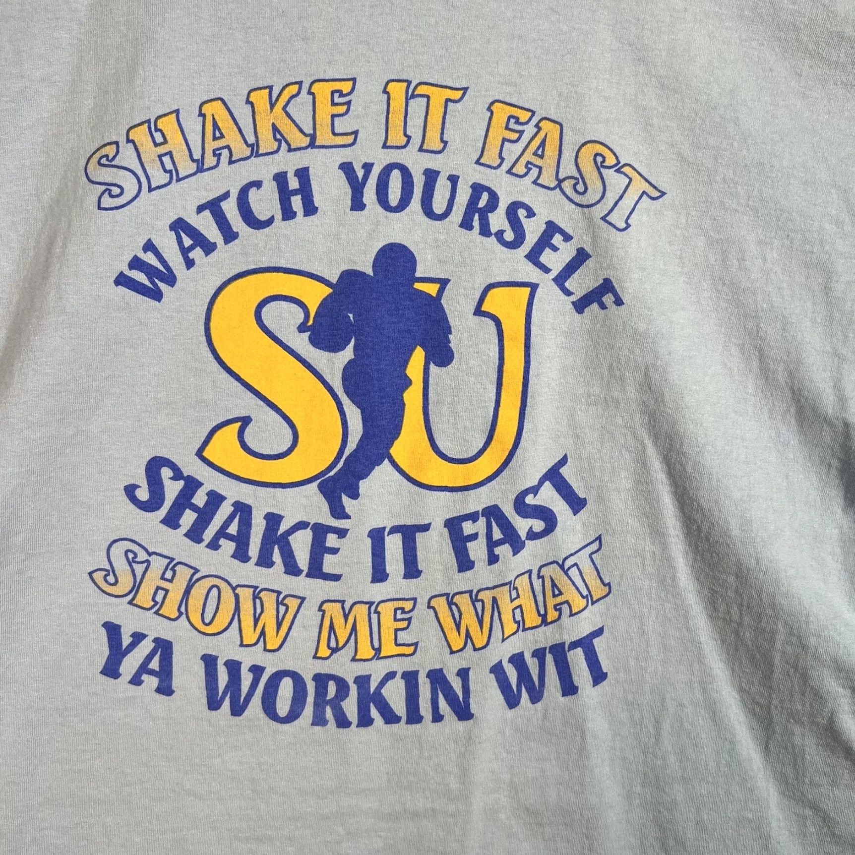 Vintage VINTAGE Southern University Of Louisiana T Shirt Adult 3XL Blue Mens Shirt 2000s Graphic Tee Nike Look: Sportswear/Beach Mens Size US XXL / EU 58 / 5 - 2 Thumbnail