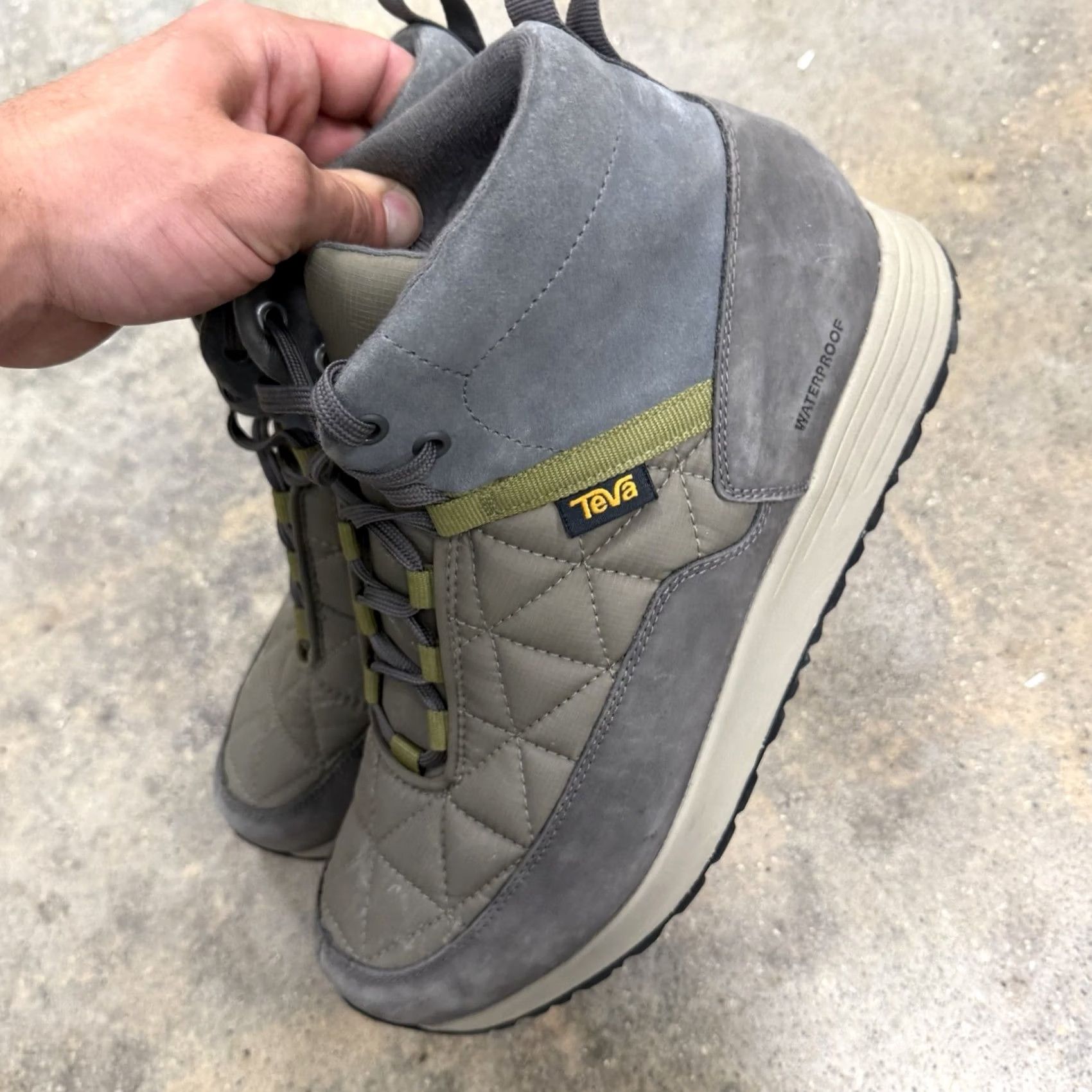 Teva Teva Mens 11 Ember Commute Waterproof Quilted Ripstop Winter Boots 1111755 - Vintage - Athletic Wear - Men - Hiking Size US 11 / EU 44 - 7 Thumbnail
