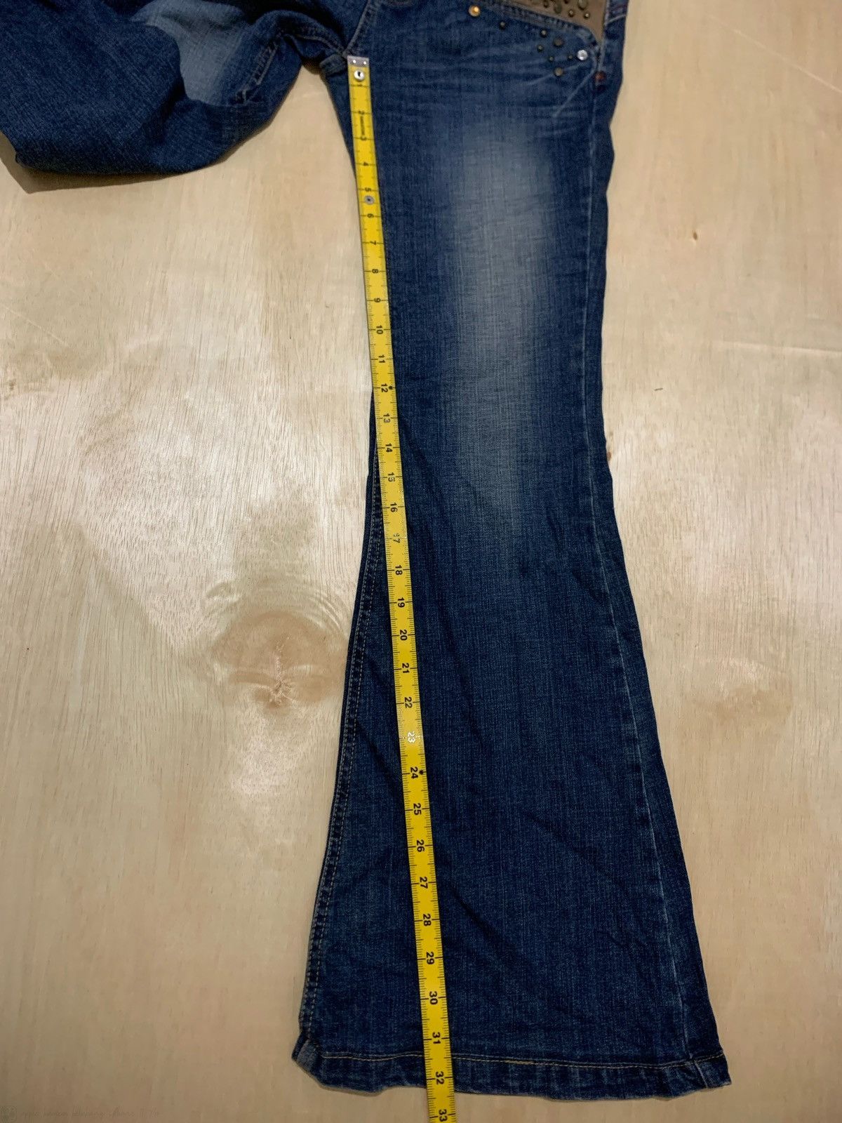 Hysteric Glamour × If Six Was Nine × Japanese Brand Flare Jeans The Platinum Mudmax Ifsixwasnine Style Bootcut Size US 32 / EU 48 - 13 Thumbnail