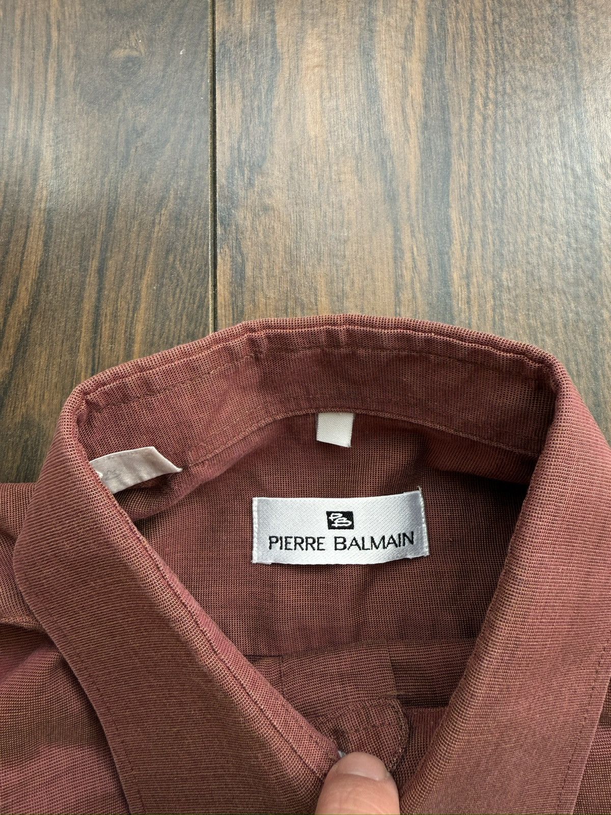 Pierre Balmain Vintage Pierre Balmain Button Shirt Size US L / EU 52-54 / 3 - 4 Thumbnail