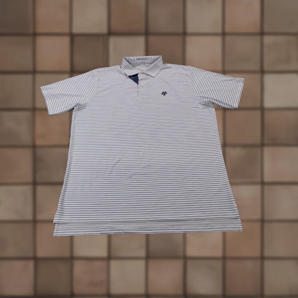 Vintage Draddy Sport Shirt Mens L White Polo Golf Performance Stretch NEW Size US L / EU 52-54 / 3 - 1 Thumbnail