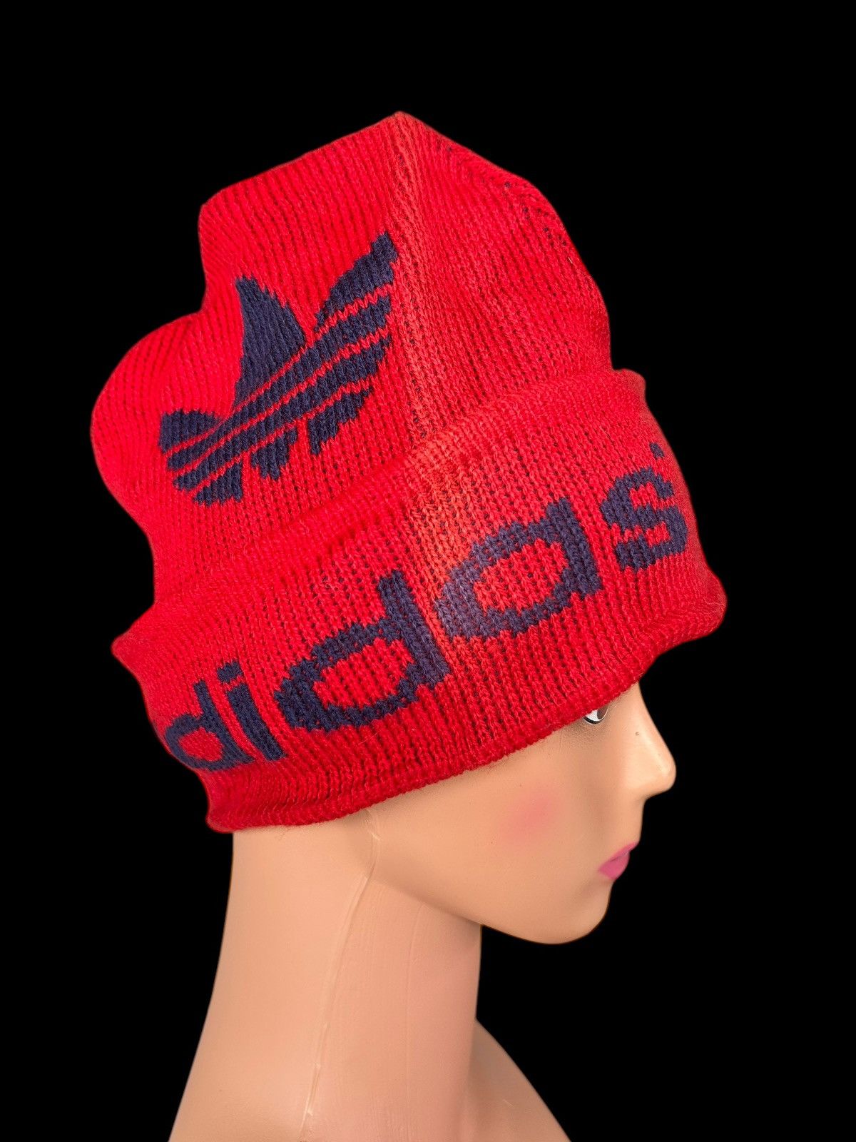 Japanese Brand × Kapital × Vintage Vtg adidas SunFaded Beanie Hats Size ONE SIZE - 2 Thumbnail
