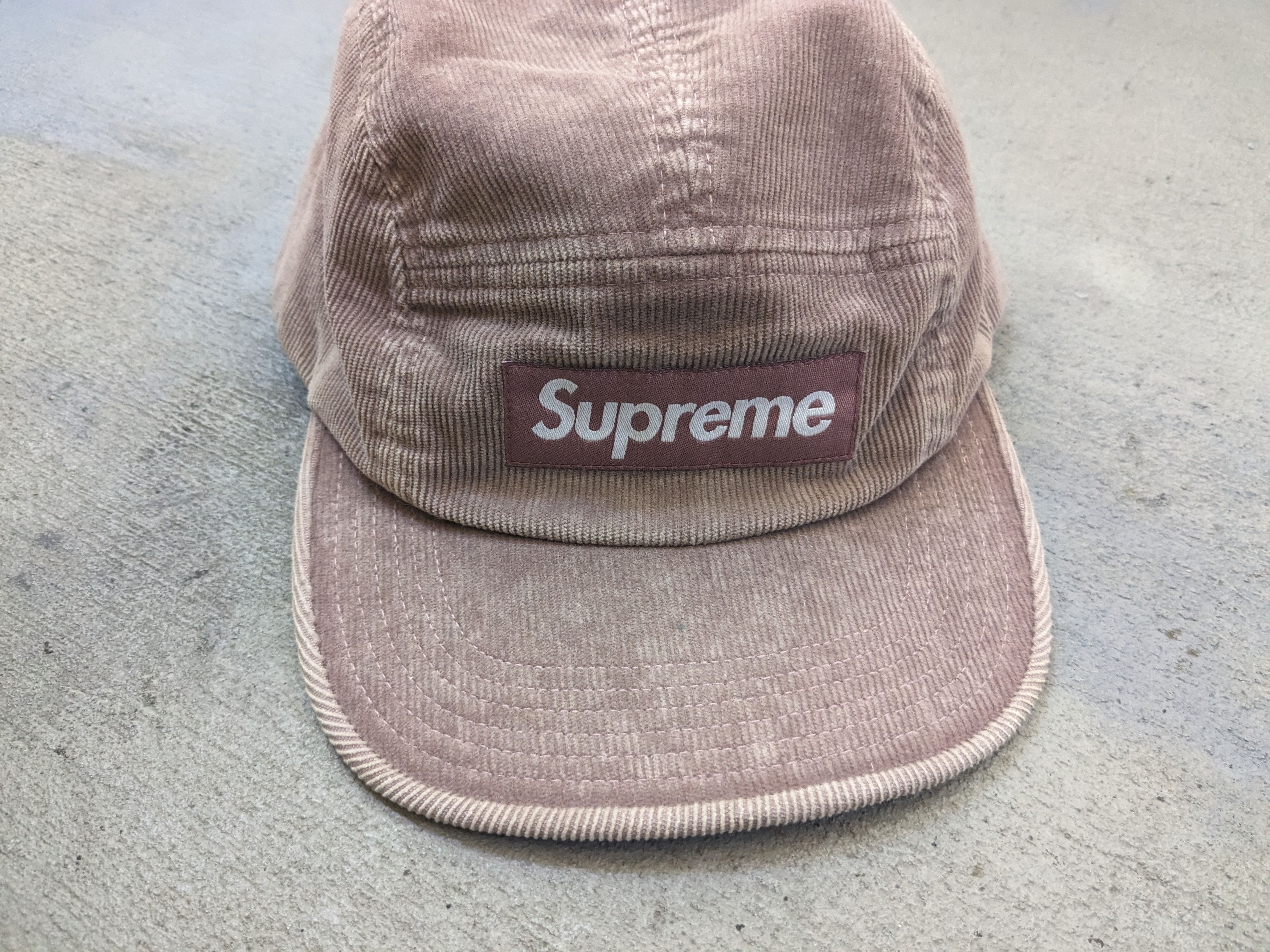 Supreme SS16 Corduroy Camp Cap