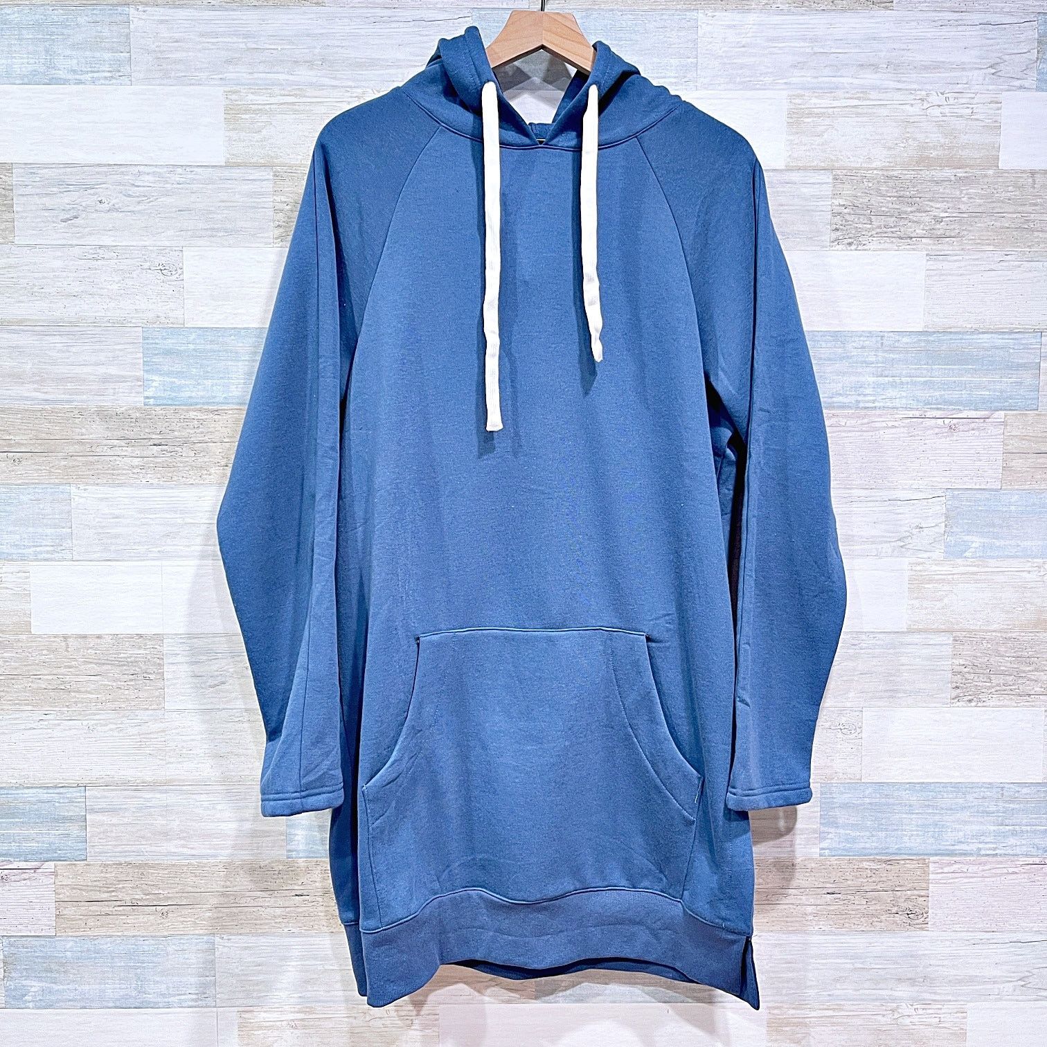 Other Pretty Garden Hoodie Sweatshirt Dress Blue Kangaroo Pocket Size XL / US 12-14 / IT 48-50 - 1 Thumbnail