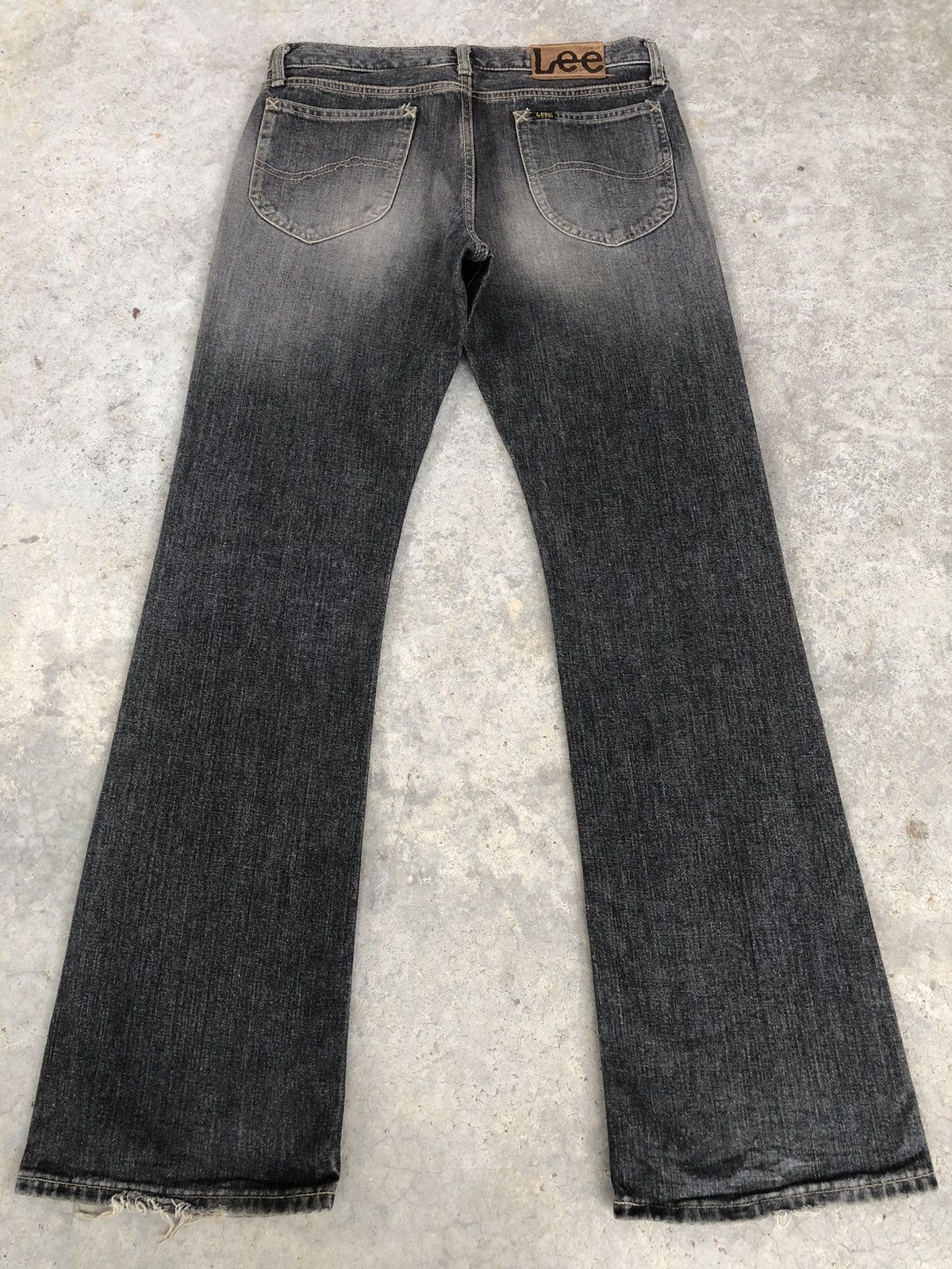 If Six Was Nine Japanese Lee Flared Jeans Distressed Jeans Size US 32 / EU 48 - 3 Thumbnail