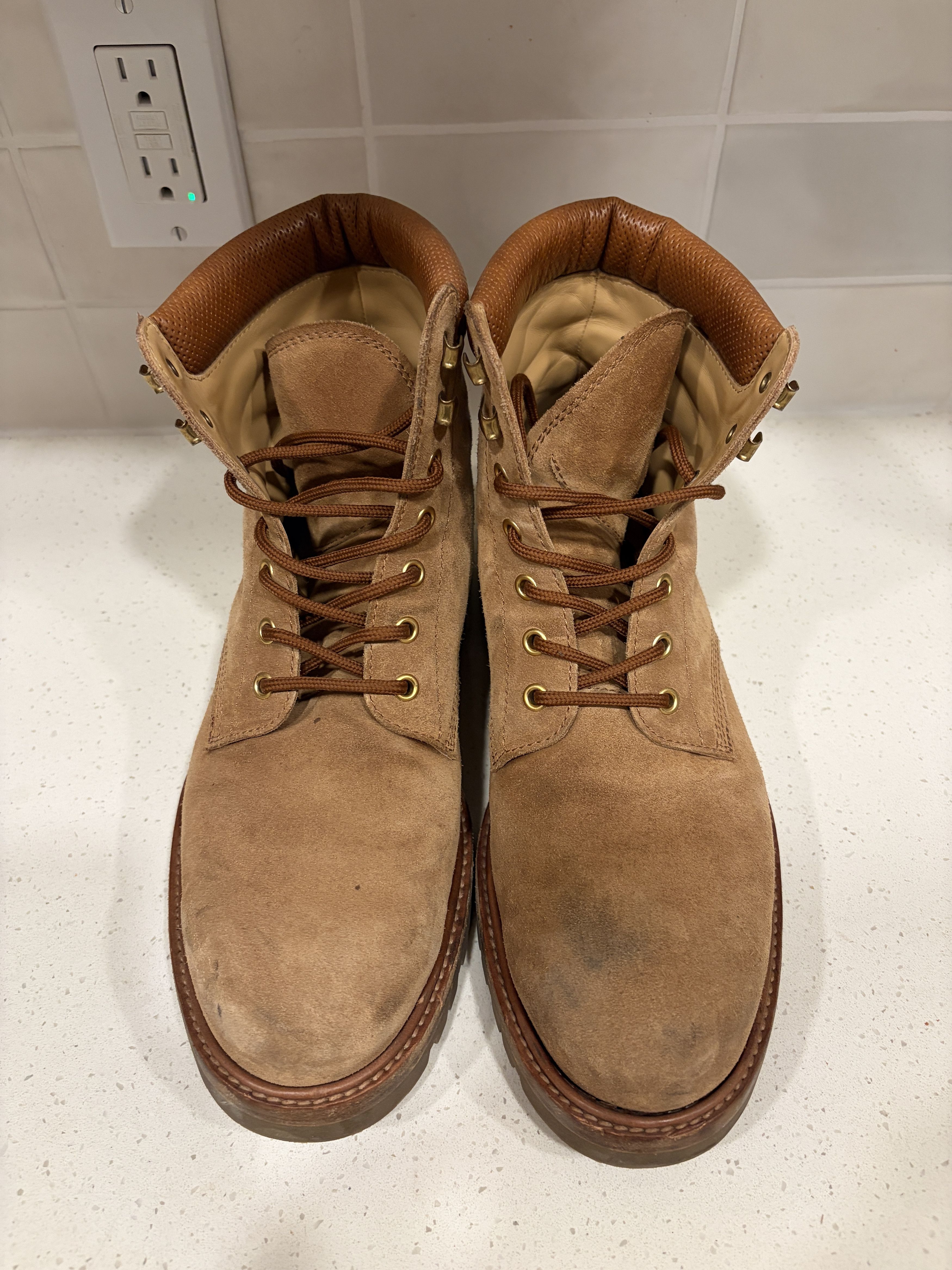 Brunello Cucinelli Brunello Cucinelli Suede Lace-up Boots Size US 10 / EU 43 - 1 Thumbnail