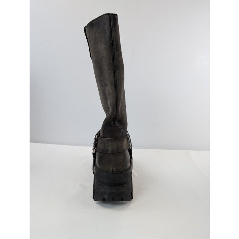 Balenciaga o1rshd1 Q:2 / Bulldozer Harness Boots in Faded Black Size US 9 / EU 42 - 17 Thumbnail