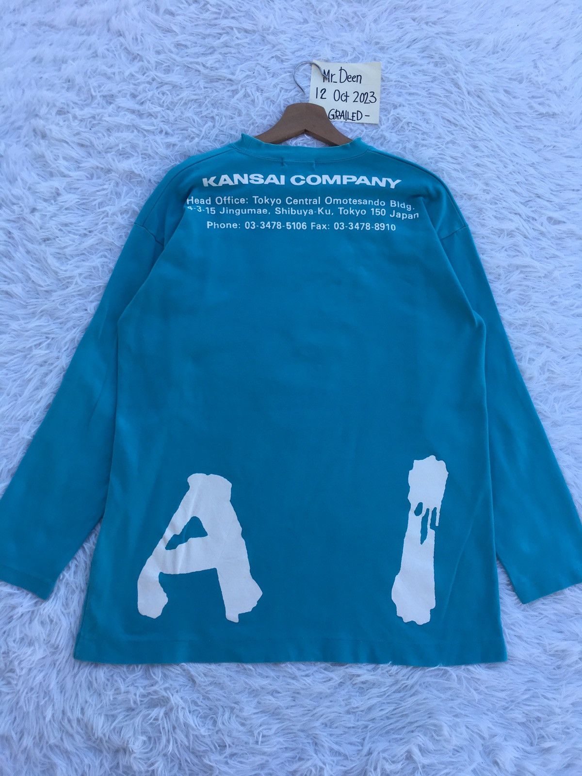 Kansai Yamamoto Rare Vintage Kansai Yamamoto Spellout Sweater Size US L / EU 52-54 / 3 - 15 Thumbnail