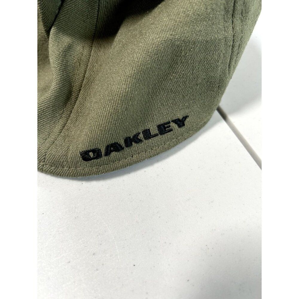 Oakley × Vintage Oakley Army Camo Embroidered Logo Spellout Fitted Hat Small Size ONE SIZE - 5 Thumbnail
