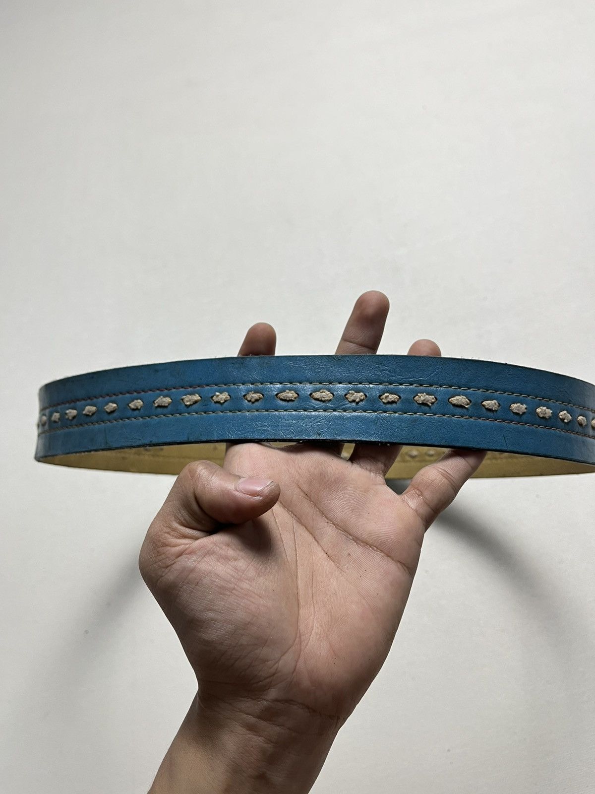 Japanese Brand Vintage blue belts Size ONE SIZE - 4 Thumbnail