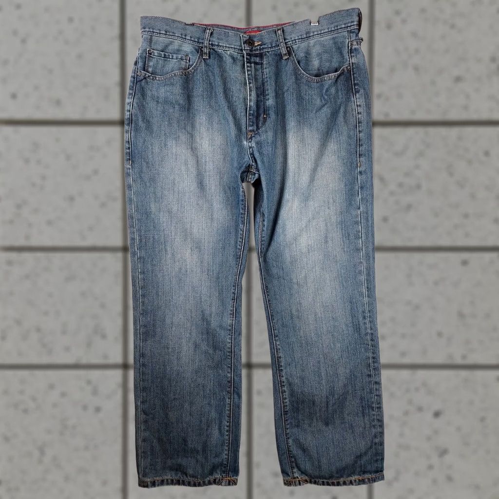 Sean John Sean John Hamilton Relaxed Fit Jeans Men’s 36x30 Blue Denim Jeans Men 36 Blue Denim 5-Pocket Logo Slim Straight Modern Size US 36 / EU 52 - 1 Thumbnail