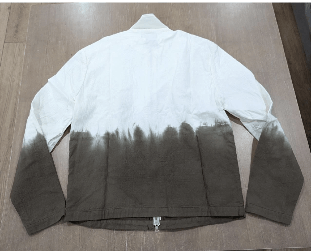 Paige PAIGE "Descanso" Ombre Zip Jacket White/French Press Medium Size US M / EU 48-50 / 2 - 4 Thumbnail