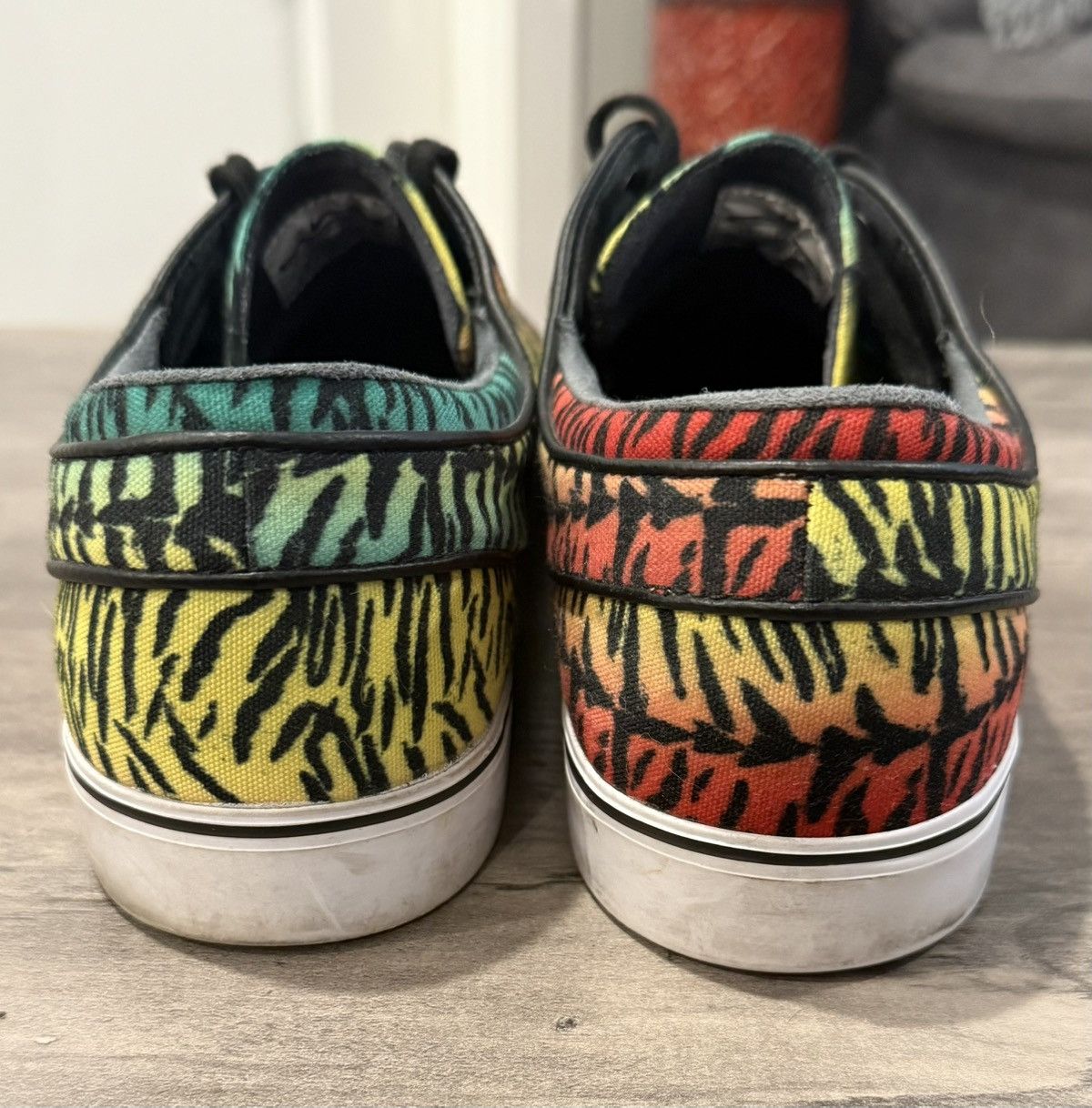 Nike Nike SB Stefan Janoski Rasta Tiger Stripe Zoom 🔴🟢🟡 Size US 13 / EU 46 - 4 Thumbnail