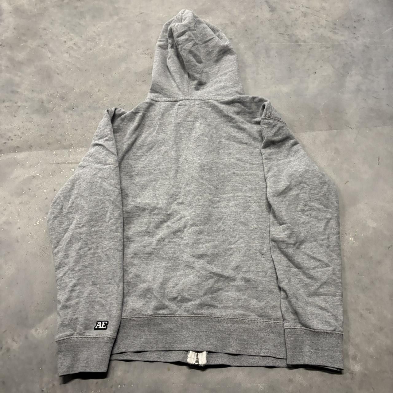 Japanese Brand × Vintage Crazy Vintage Y2K/2000s Light Grey Blank Streetwear Essential Zip Up Hoodie! Size US S / EU 44-46 / 1 - 7 Thumbnail