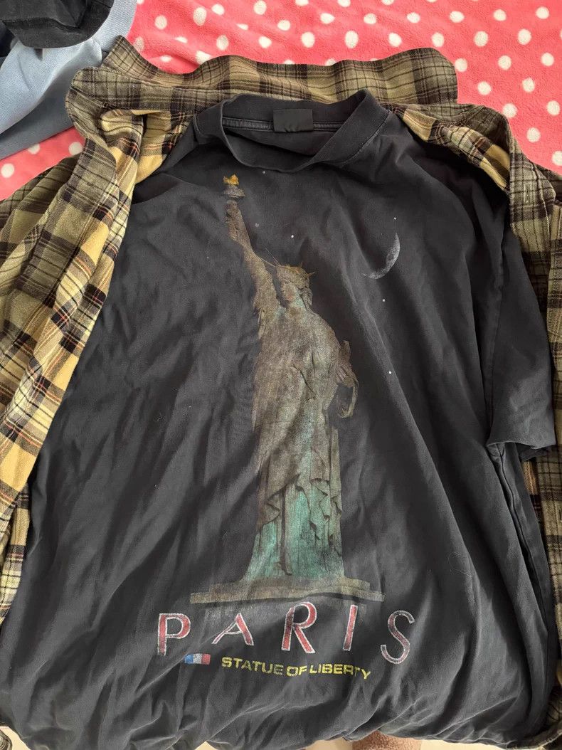 Balenciaga Balenciaga Liberty Goddess Shirt Size US S / EU 44-46 / 1 - 1 Thumbnail