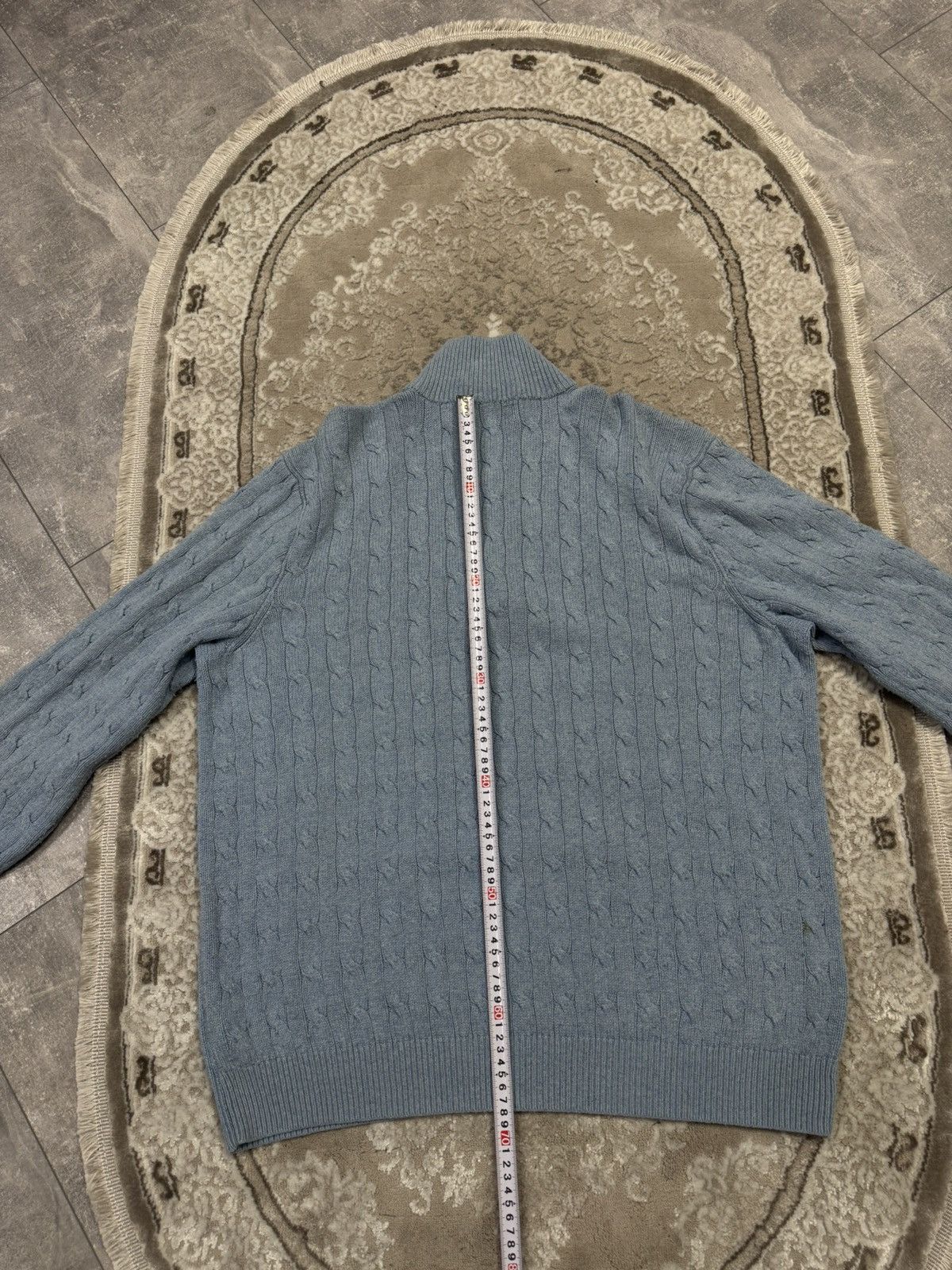 Polo Ralph Lauren Vintage 90S 1/3 Polo Ralph Lauren PRL Zip Knited Sweater Size US L / EU 52-54 / 3 - 10 Thumbnail