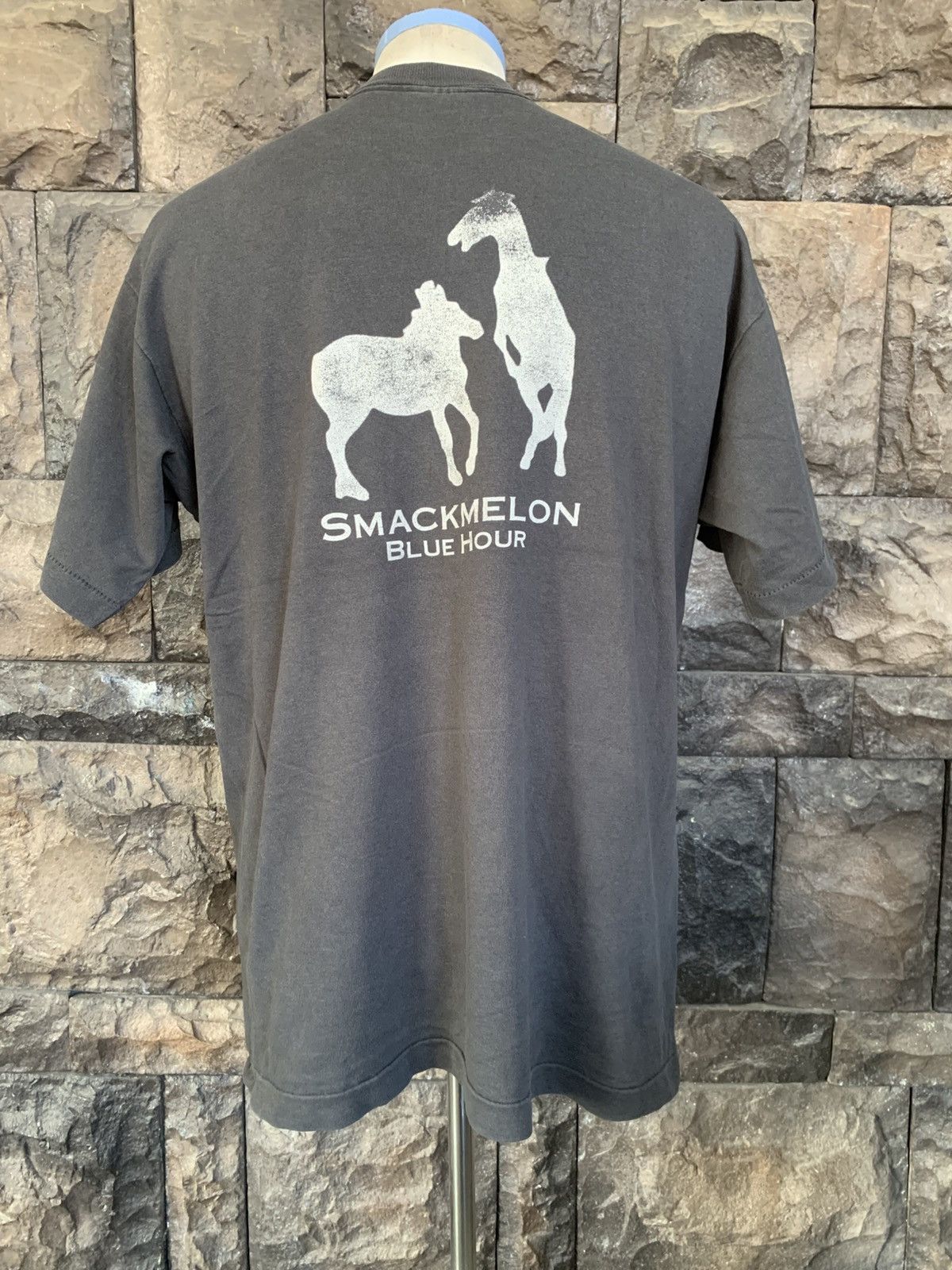 Band Tees Vintage 90s Smackmelon Blue Hour Indie Rock Band T shirt Size US L / EU 52-54 / 3 - 5 Thumbnail