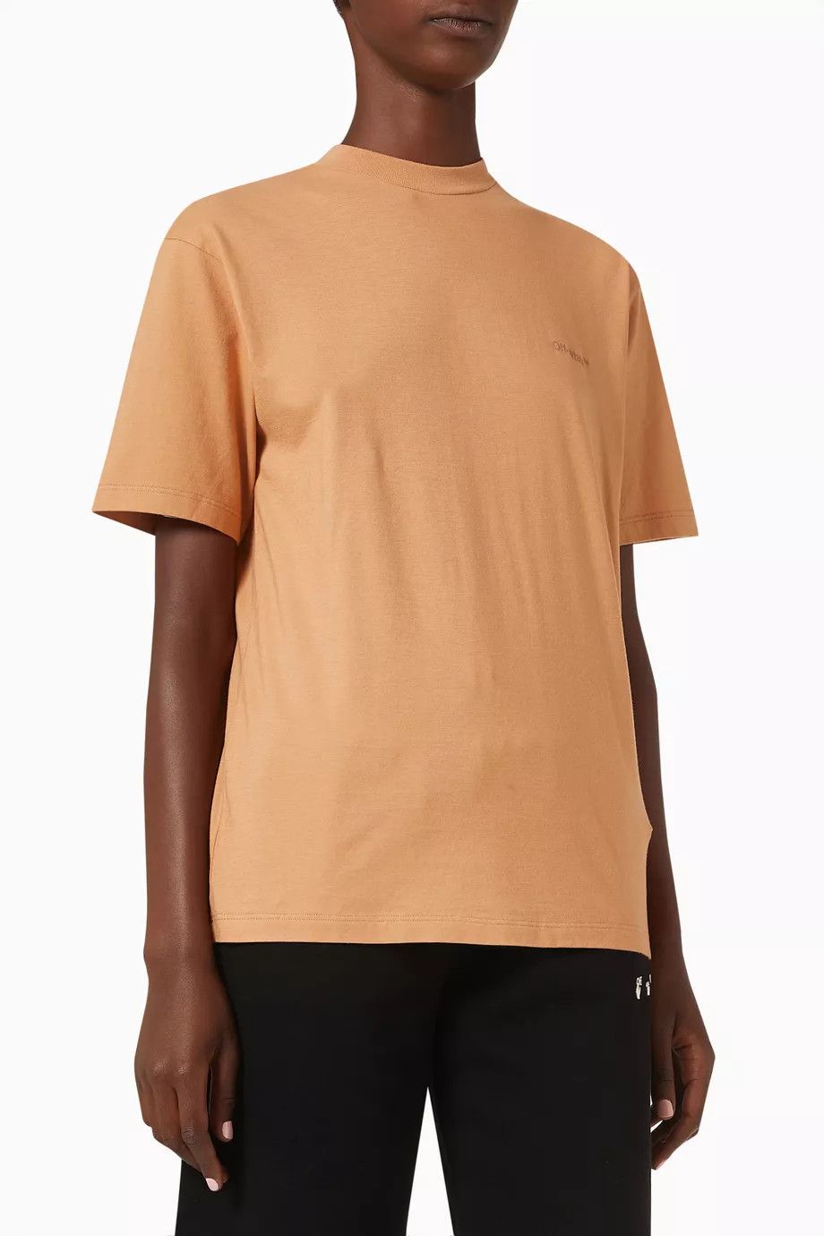 o1y1225 Crewneck T-Shirt in Orange