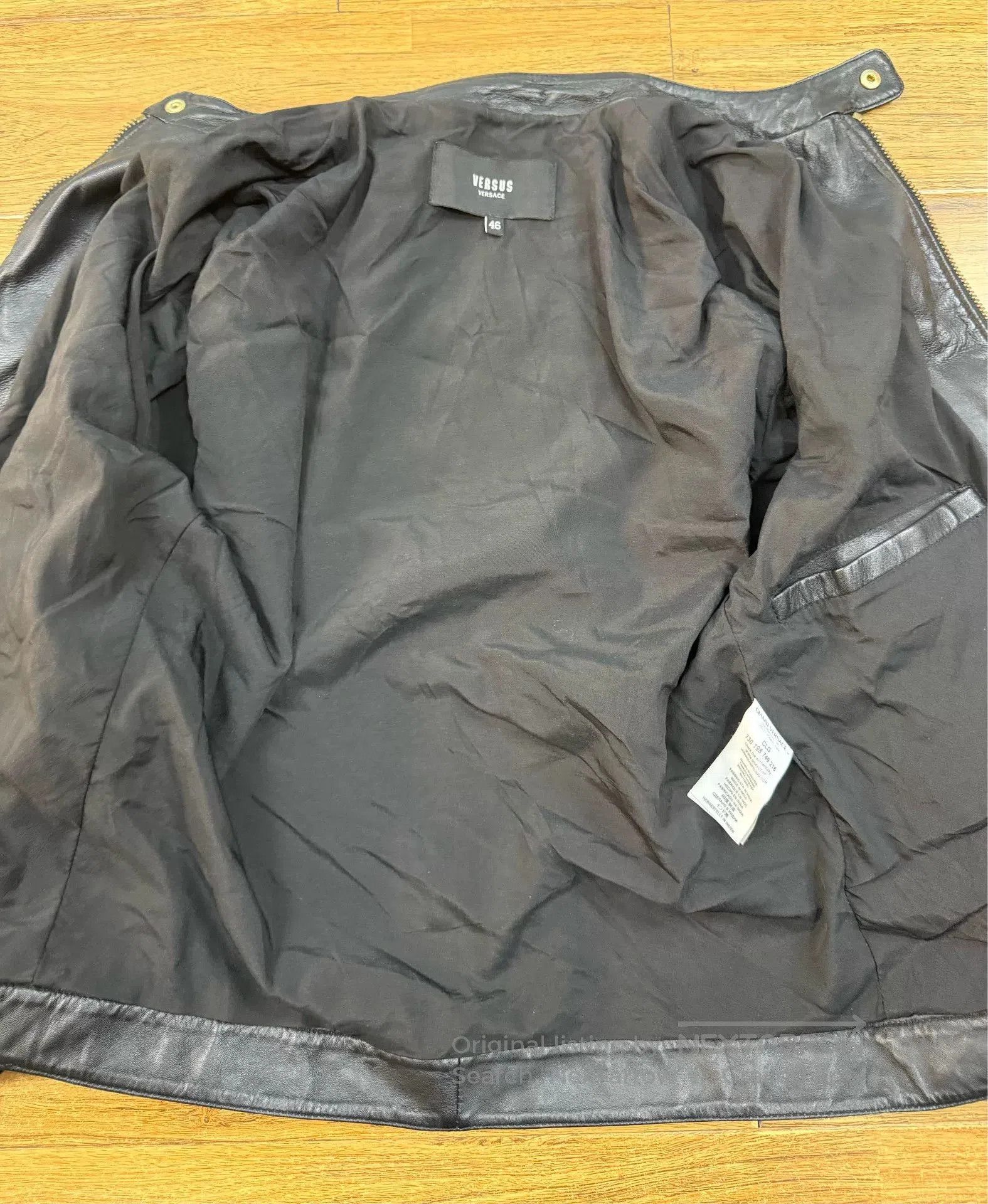 Versace Versace Black Leather Biker Jacket. Size US S / EU 44-46 / 1 - 3 Thumbnail